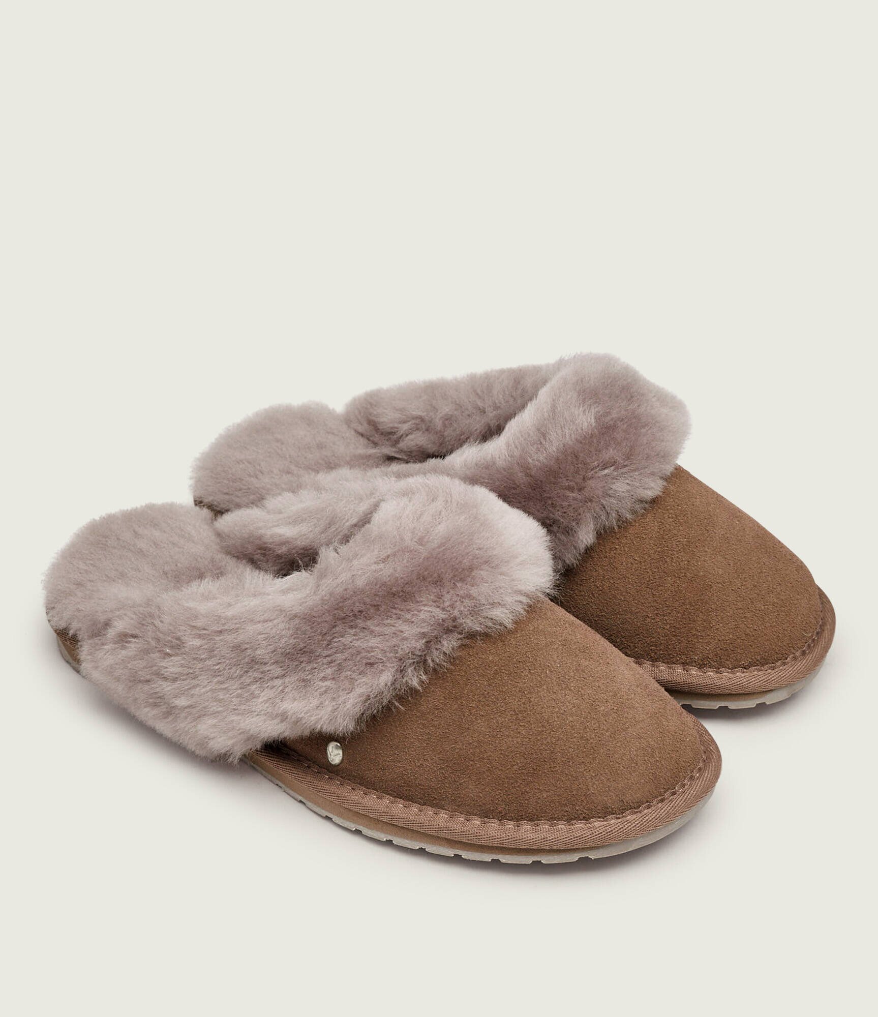 Emu Australia Căptușite papuci de casă Jolie |shearling | piele întoarsă (zamsz) | cu adaos de lână