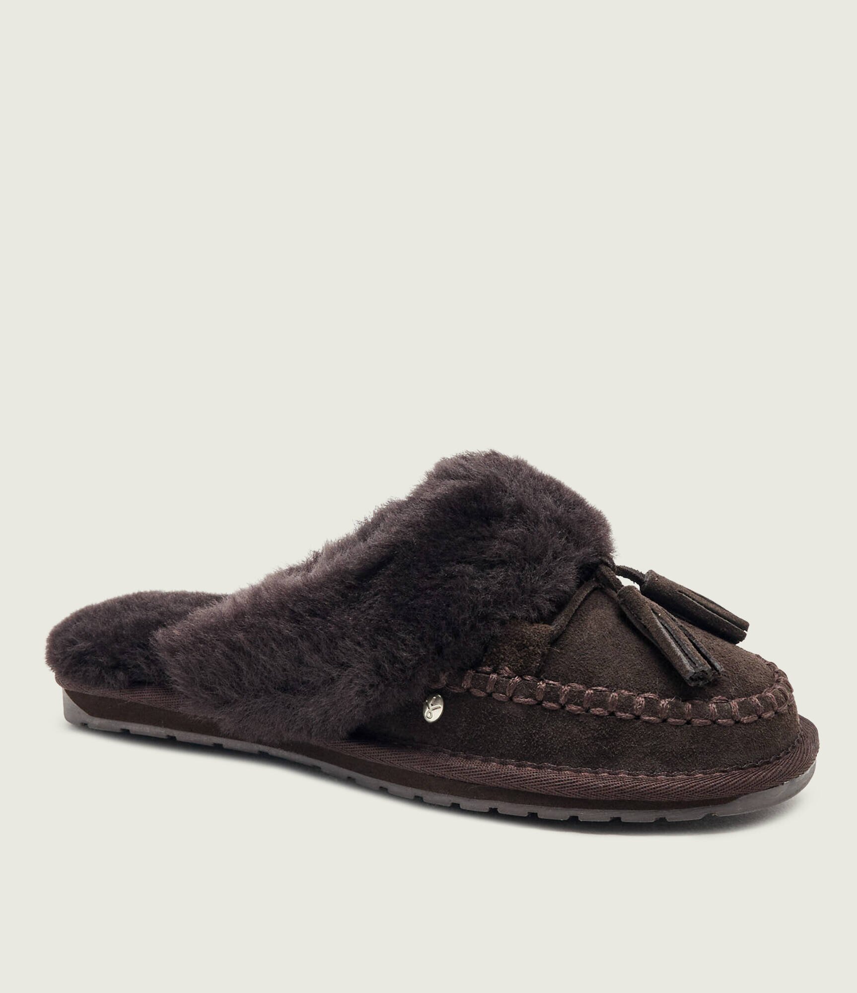 Emu Australia Căptușite papuci de casă Tahnee | piele întoarsă | shearling