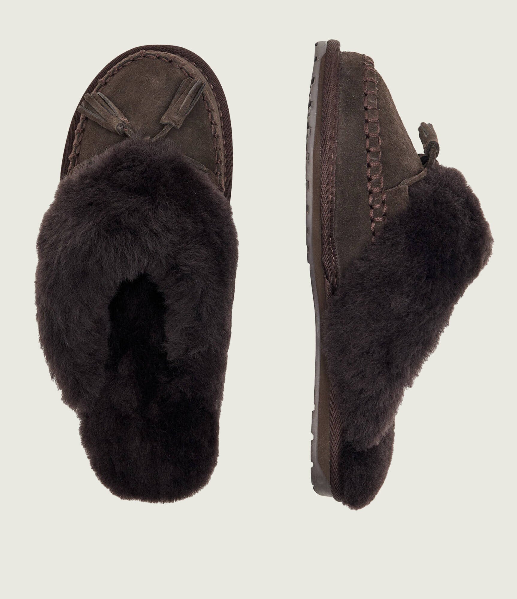 Emu Australia Căptușite papuci de casă Tahnee | piele întoarsă | shearling