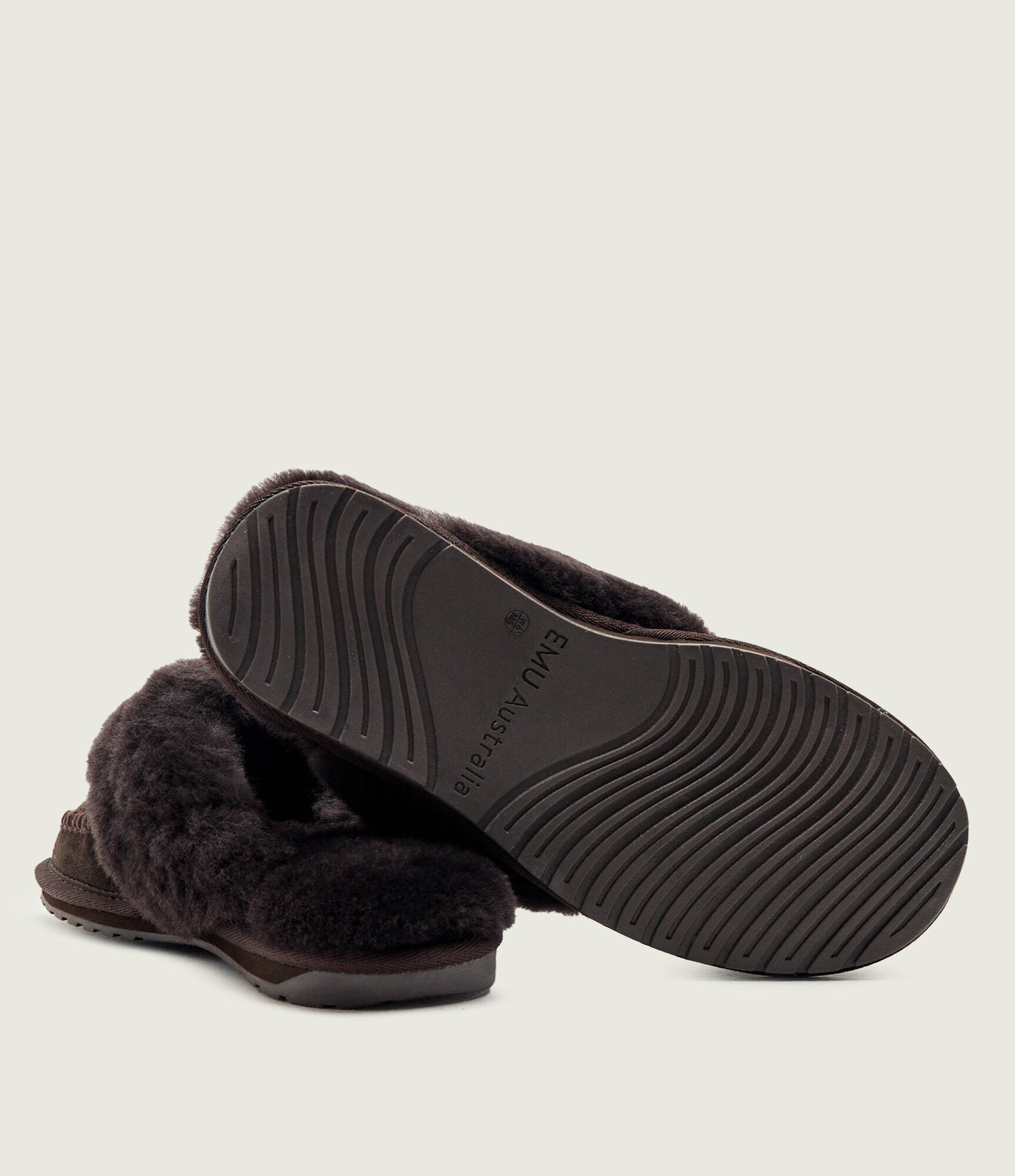 Emu Australia Căptușite papuci de casă Tahnee | piele întoarsă | shearling