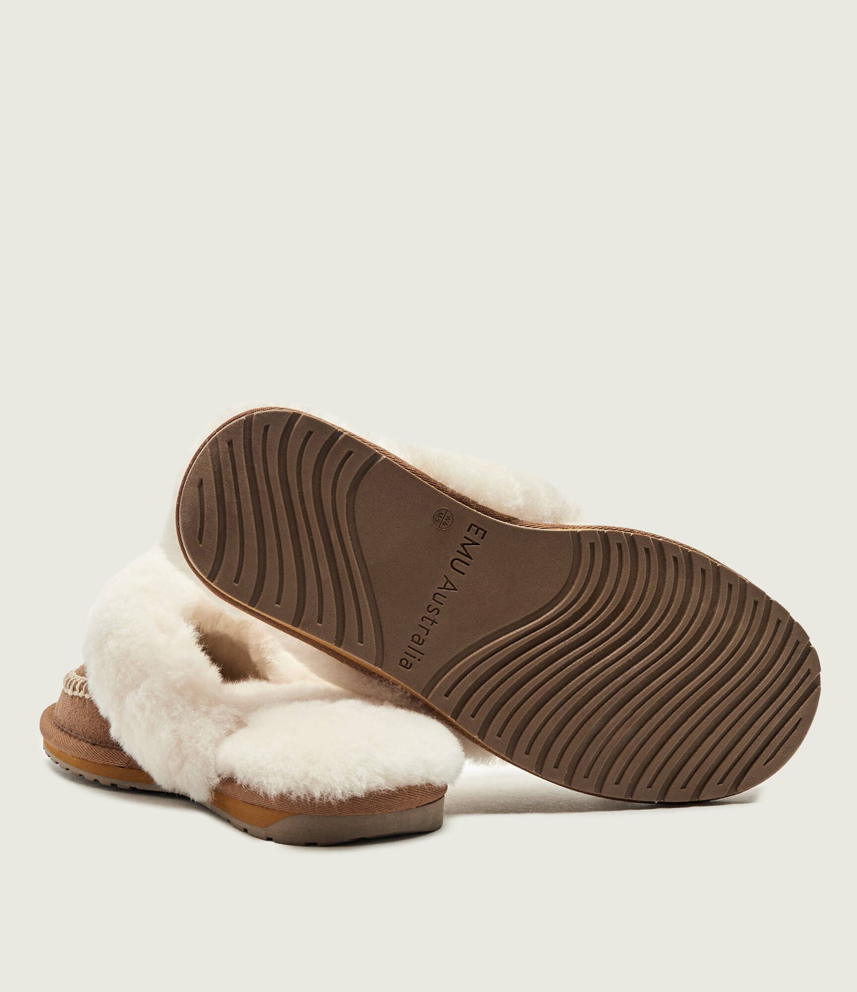 Emu Australia Căptușite papuci de casă Tahnee | piele întoarsă | shearling