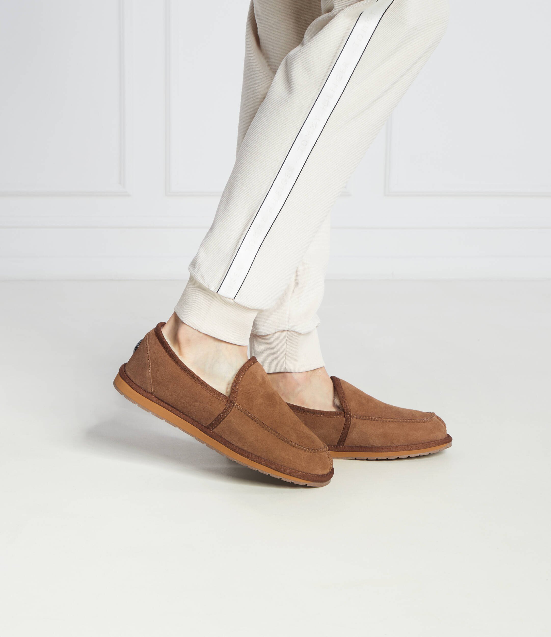 Emu Australia De piele papuci de casă Platinum Hume