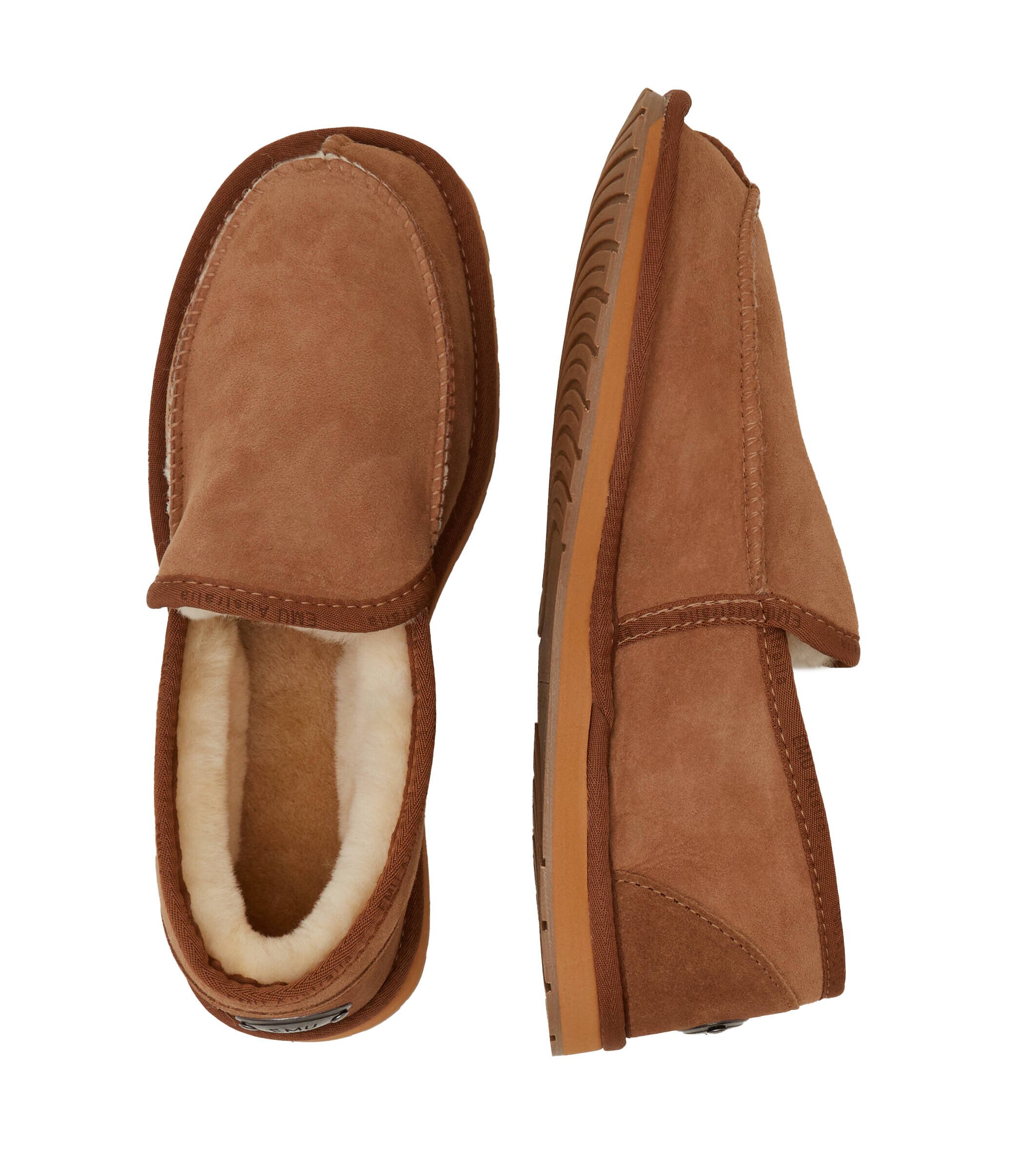 Emu Australia De piele papuci de casă Platinum Hume