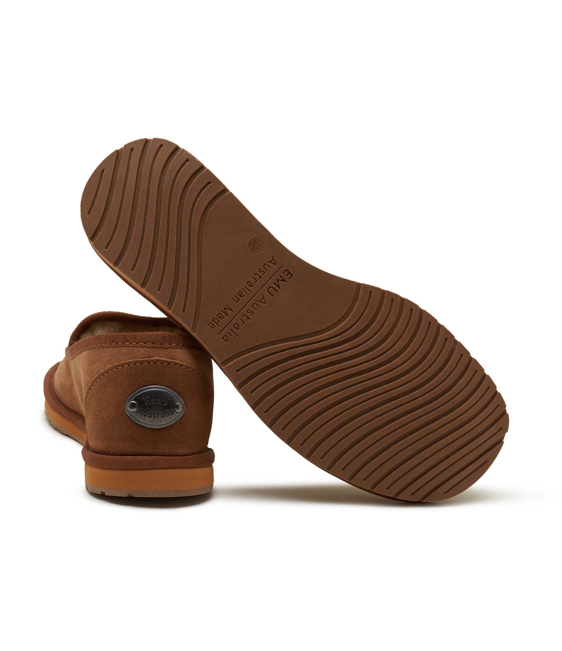 Emu Australia De piele papuci de casă Platinum Hume