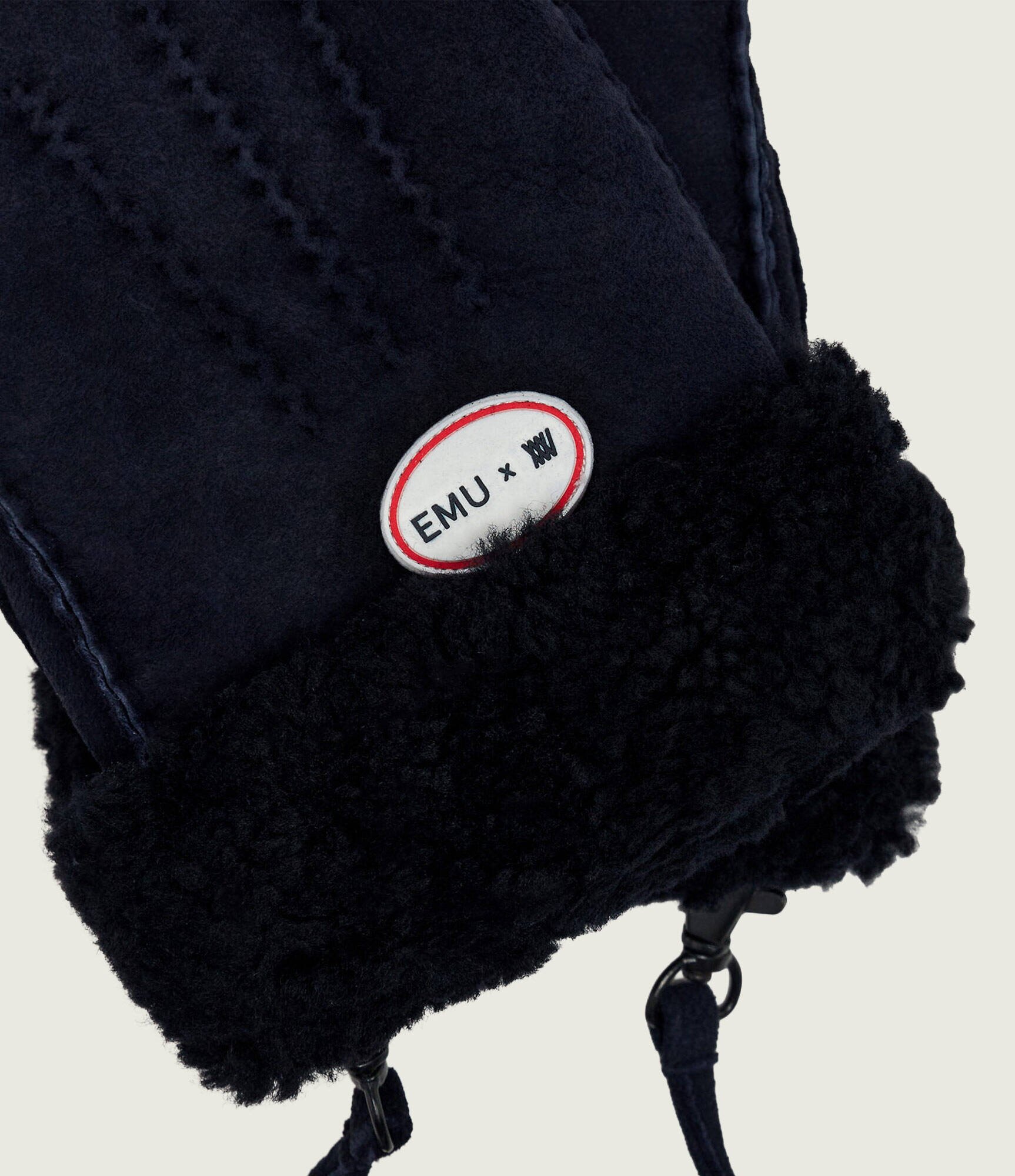 Emu Australia Mănuși Montana Mitten | Emu x WN | shearling | | piele întoarsă (zamsz) | cu adaos de lână