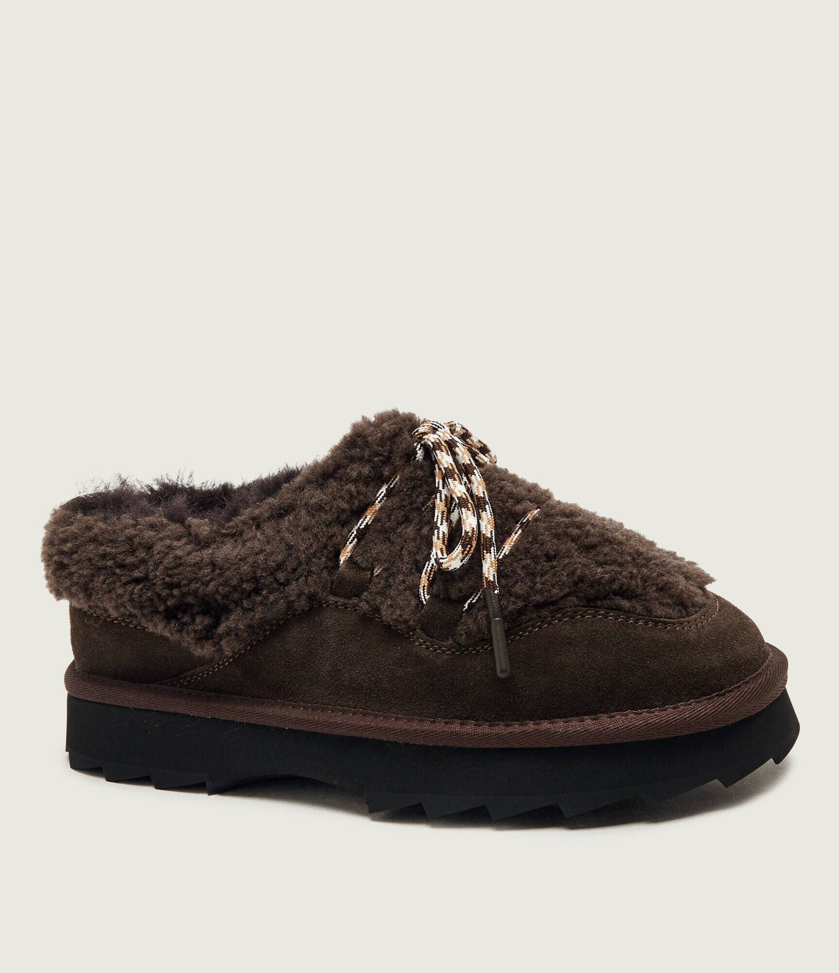 Emu Australia Mules (încălțăminte) Hayley | piele întoarsă | shearling cu adaos de lână