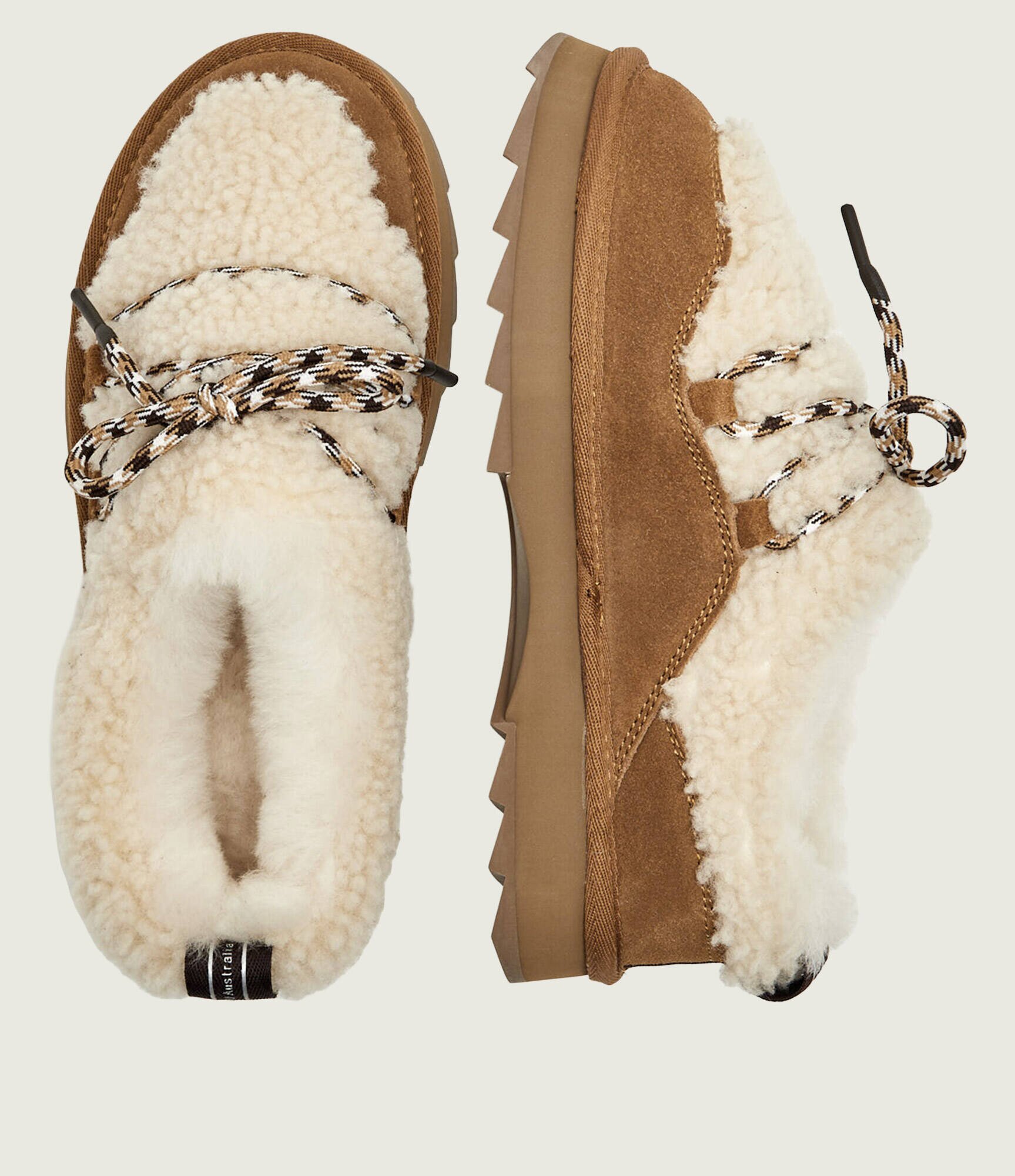 Emu Australia Mules (încălțăminte) Hayley | piele întoarsă | shearling cu adaos de lână