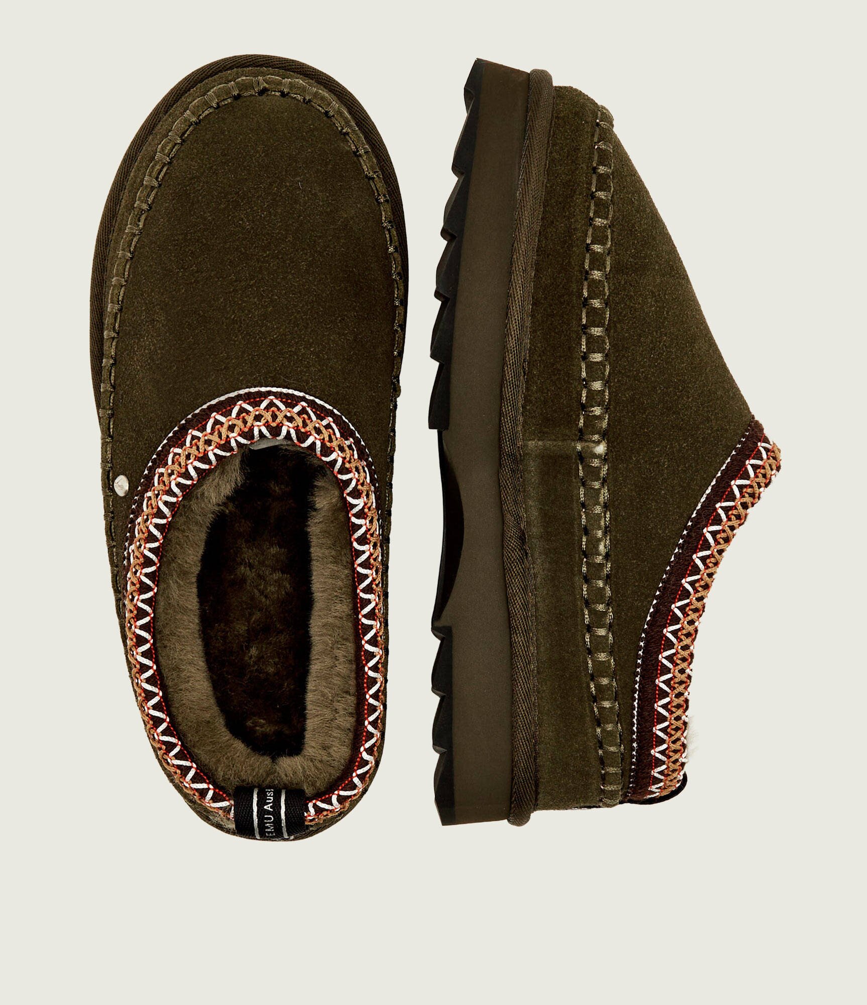 Emu Australia Mules (încălțăminte) Sharky Adventure Scuff cu adaos de lână | piele întoarsă