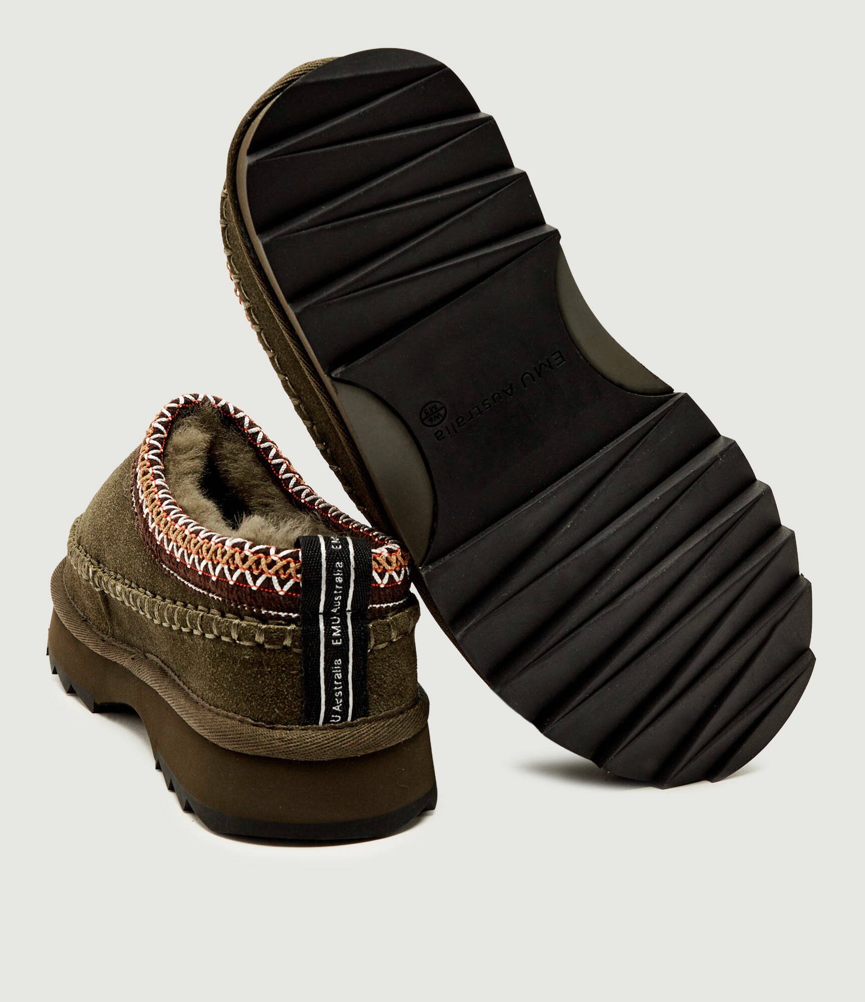 Emu Australia Mules (încălțăminte) Sharky Adventure Scuff cu adaos de lână | piele întoarsă