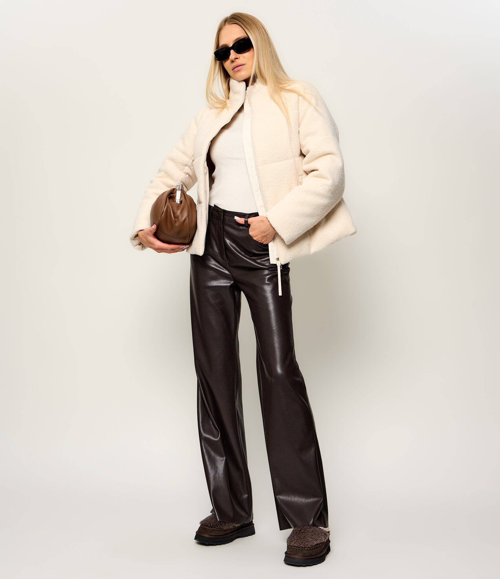 Emu Australia Mules (încălțăminte) Sharky Adventure Scuff Teddy | piele întoarsă | shearling cu adaos de lână
