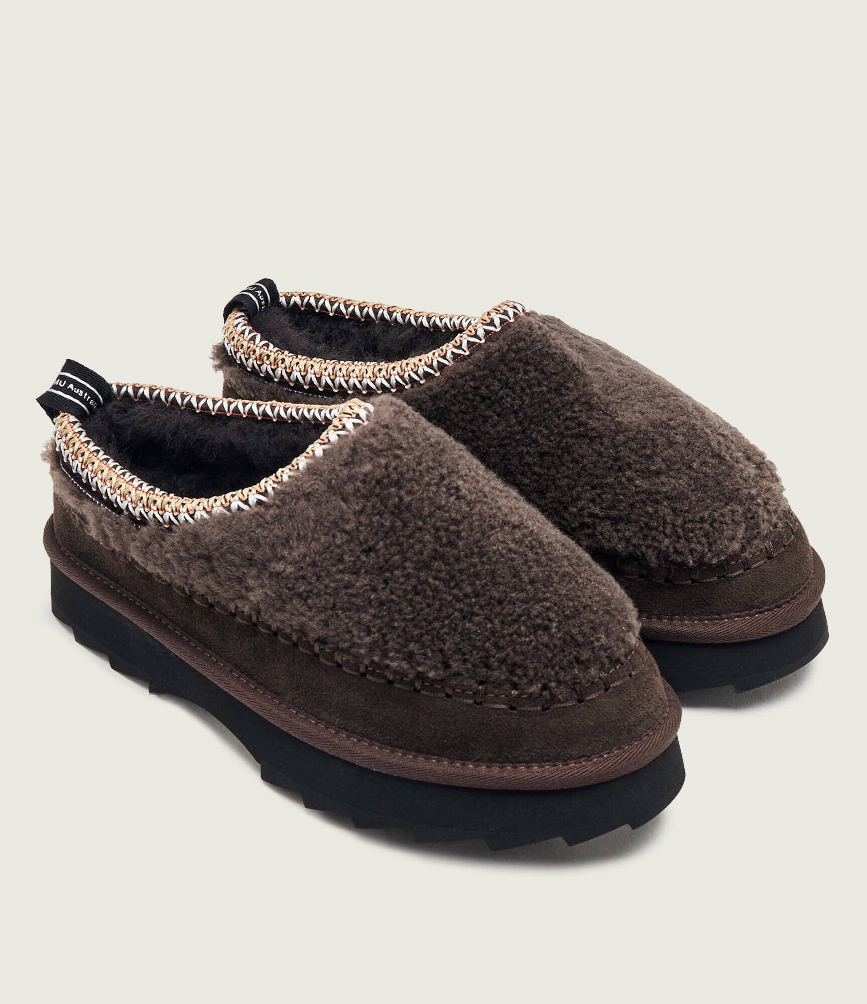 Emu Australia Mules (încălțăminte) Sharky Adventure Scuff Teddy | piele întoarsă | shearling cu adaos de lână