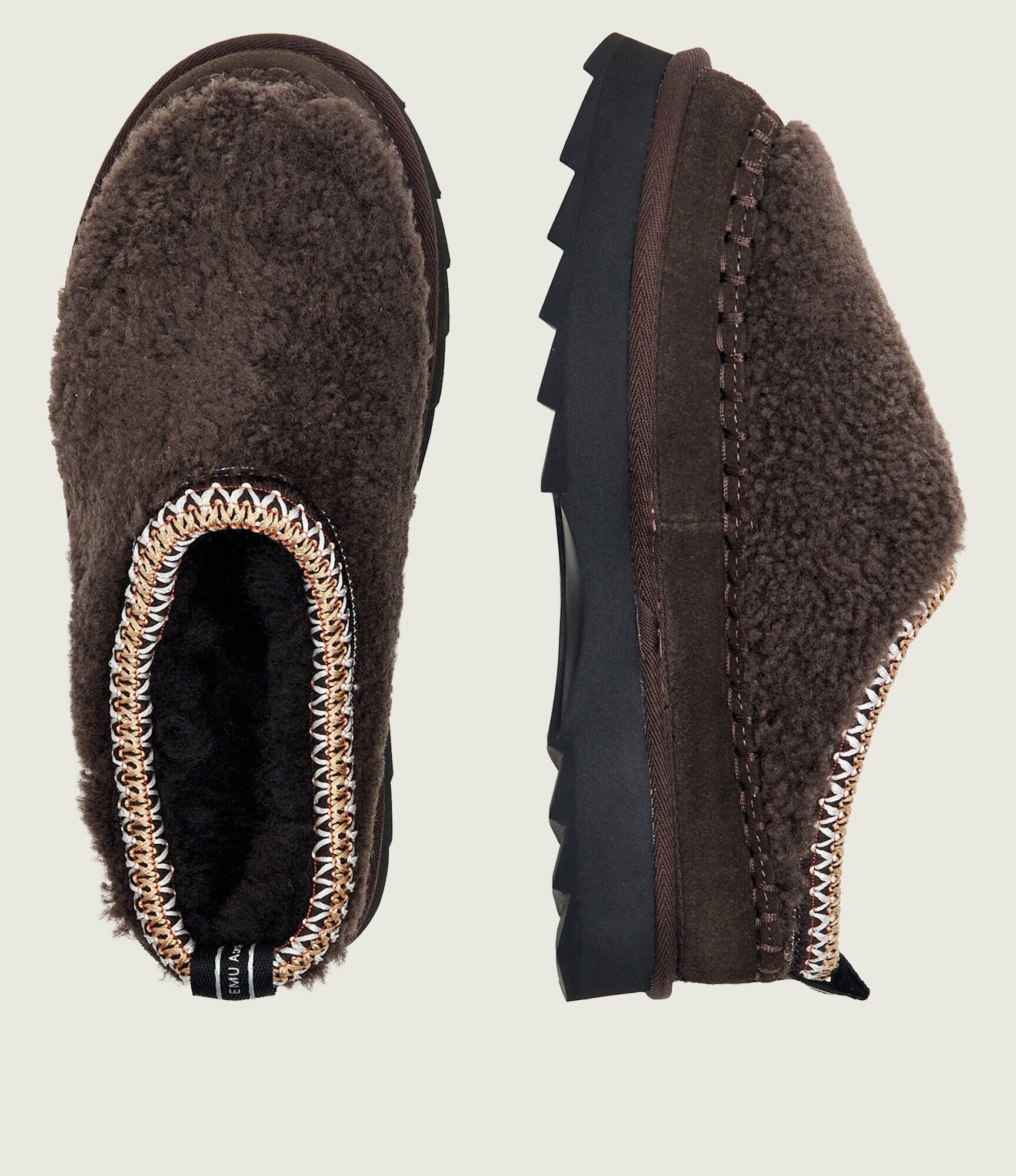 Emu Australia Mules (încălțăminte) Sharky Adventure Scuff Teddy | piele întoarsă | shearling cu adaos de lână