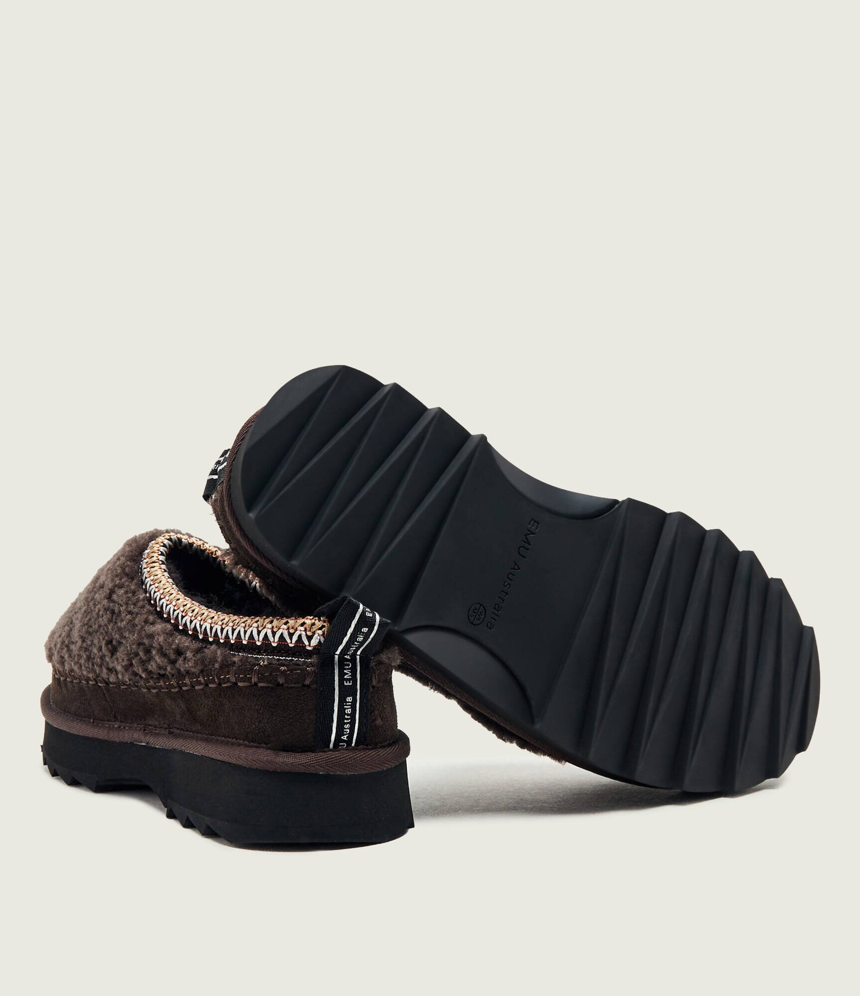 Emu Australia Mules (încălțăminte) Sharky Adventure Scuff Teddy | piele întoarsă | shearling cu adaos de lână