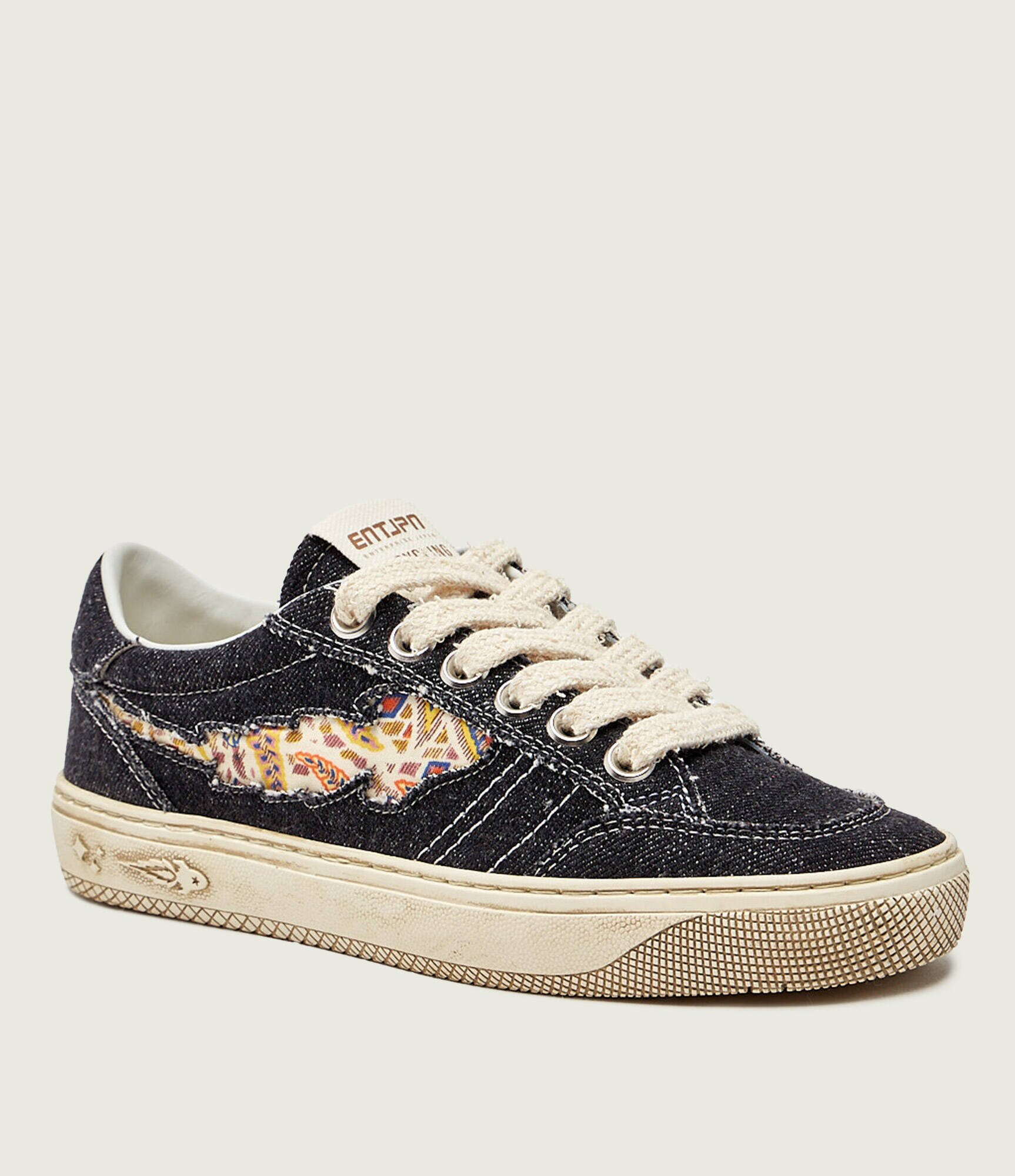 Enterprise Japan Sneakers JUPITER ROCKET 12 | denim cu adaos de piele