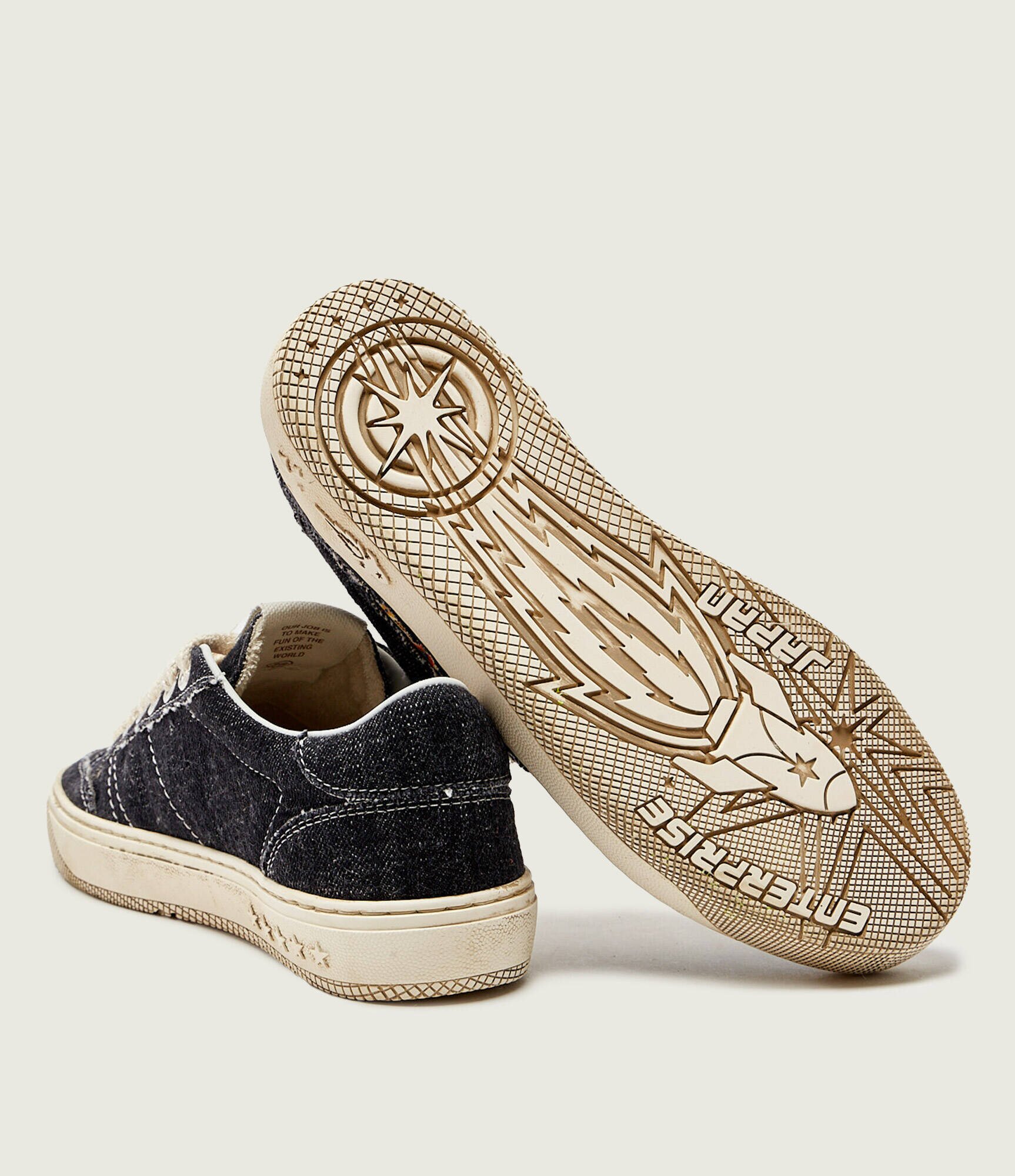 Enterprise Japan Sneakers JUPITER ROCKET 12 | denim cu adaos de piele