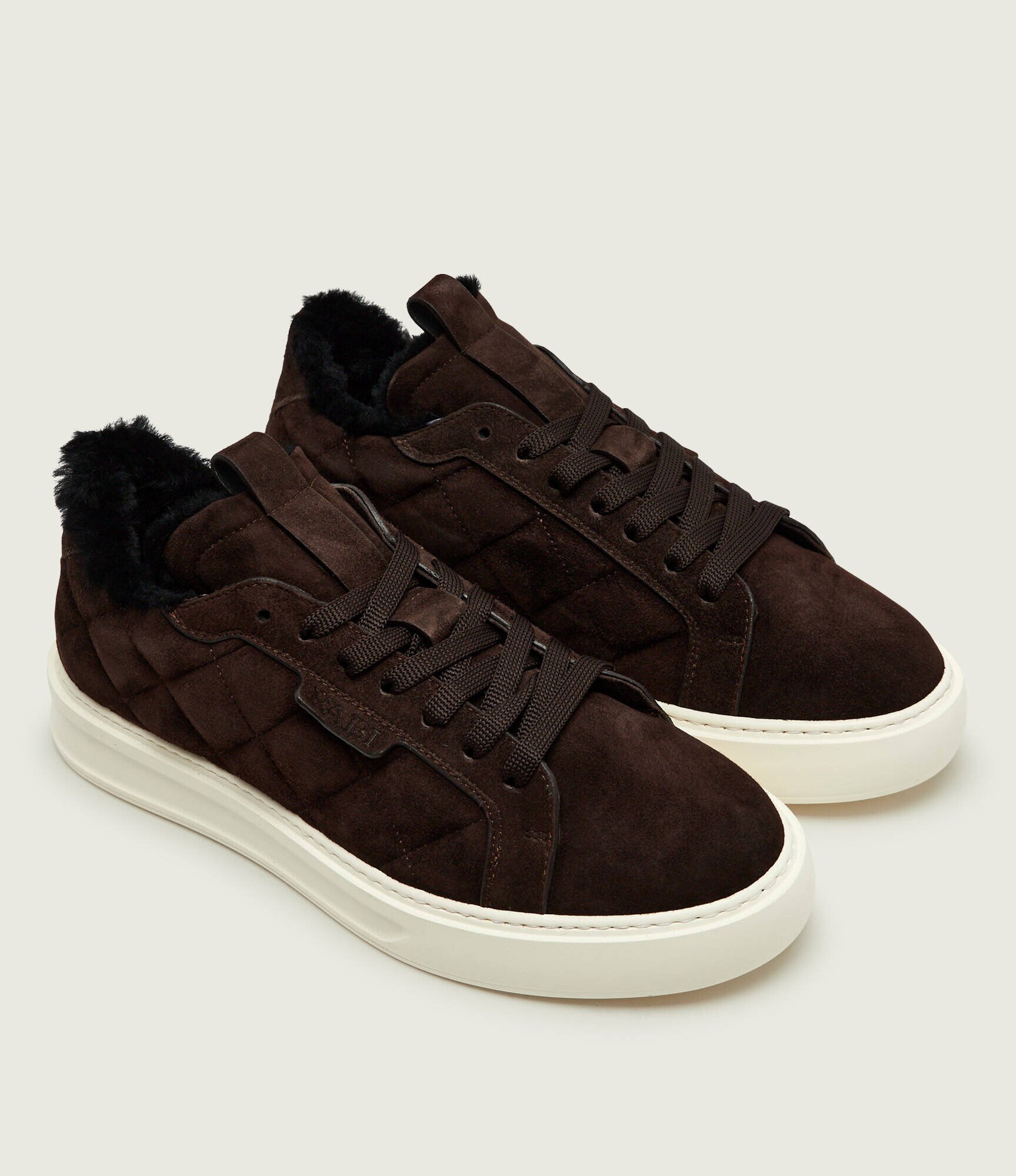 FABI Căptușite sneakers | piele întoarsă (zamsz) | cu adaos de lână