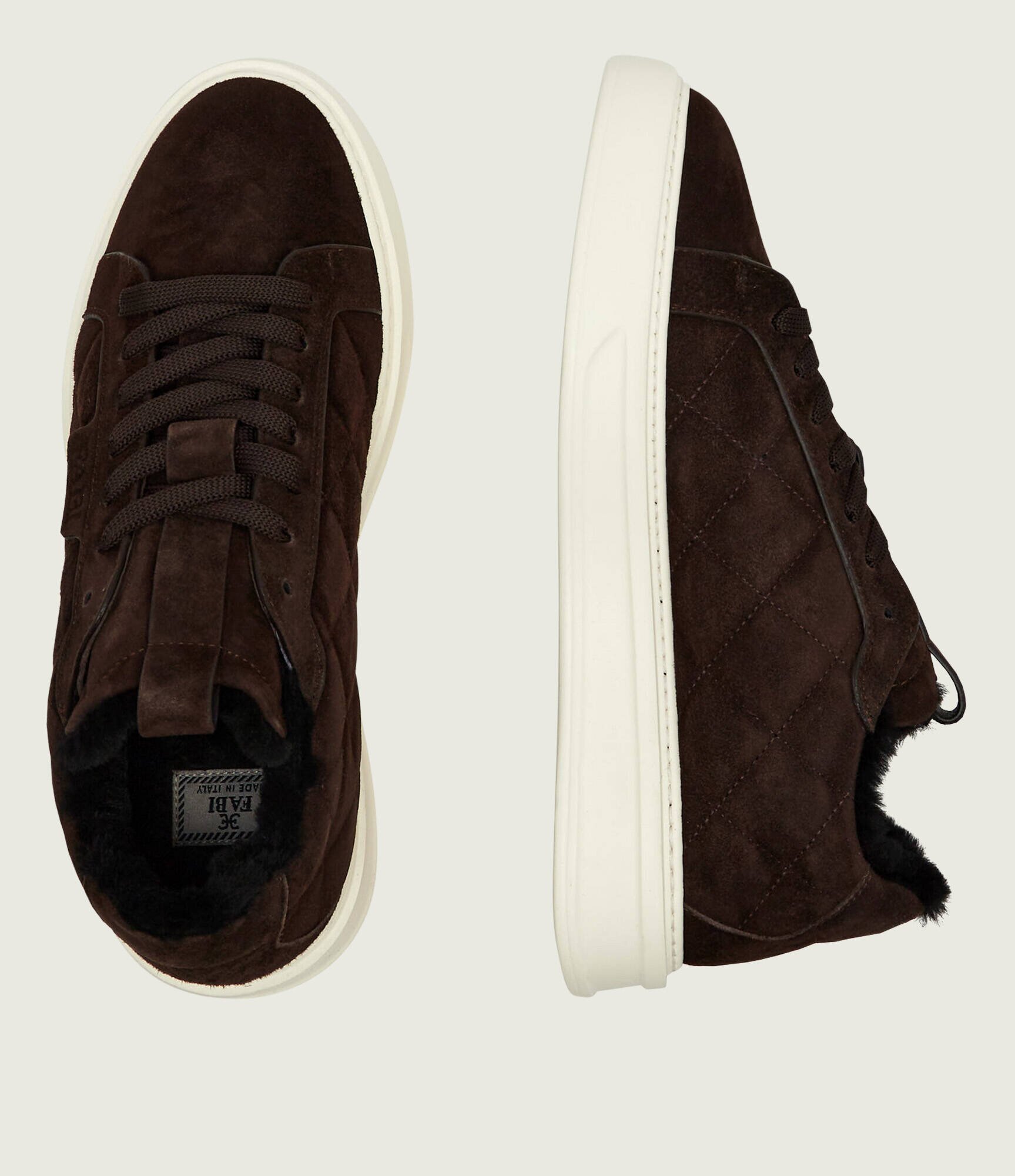 FABI Căptușite sneakers | piele întoarsă (zamsz) | cu adaos de lână