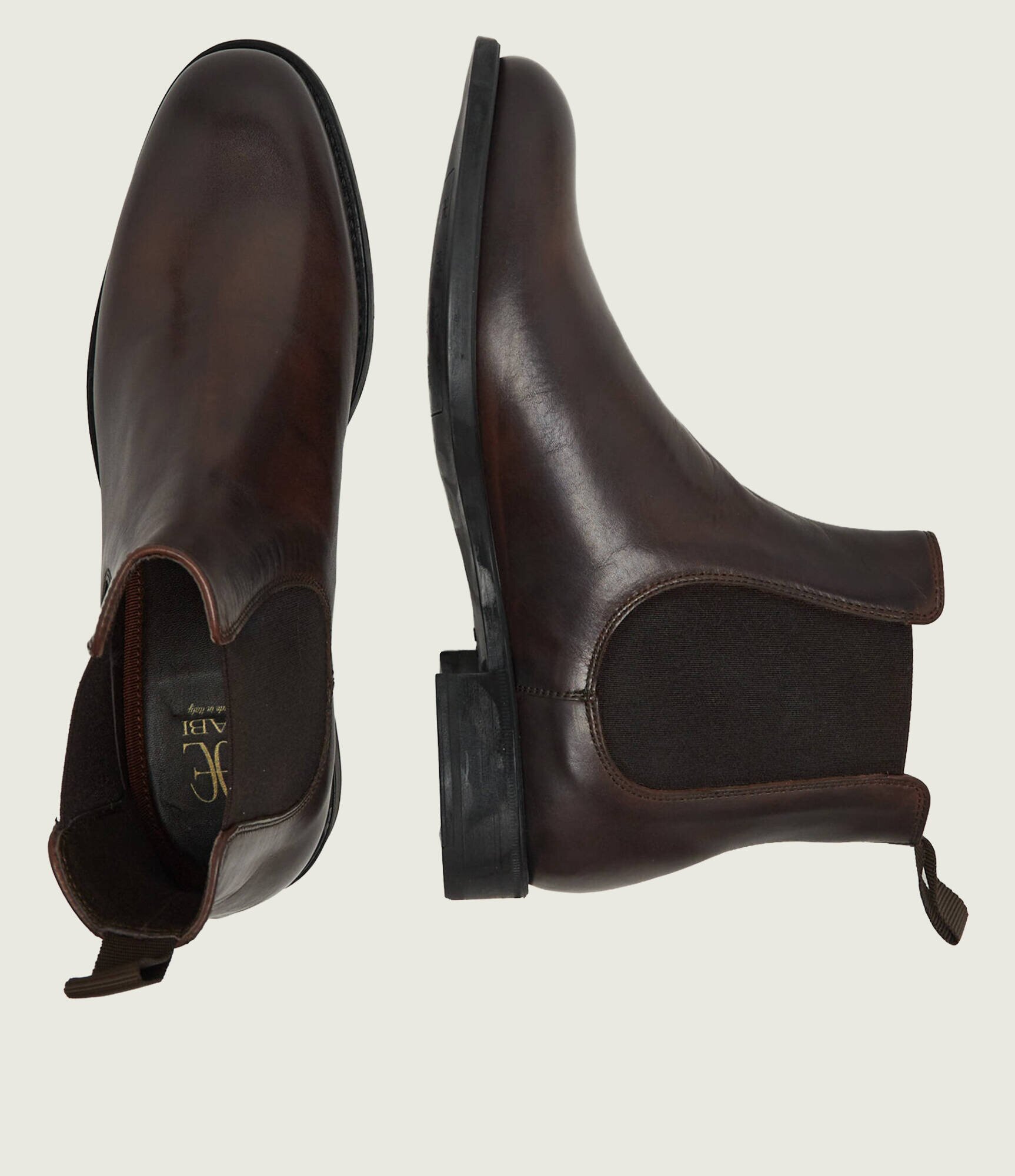 FABI De piele ghete chelsea Polacco