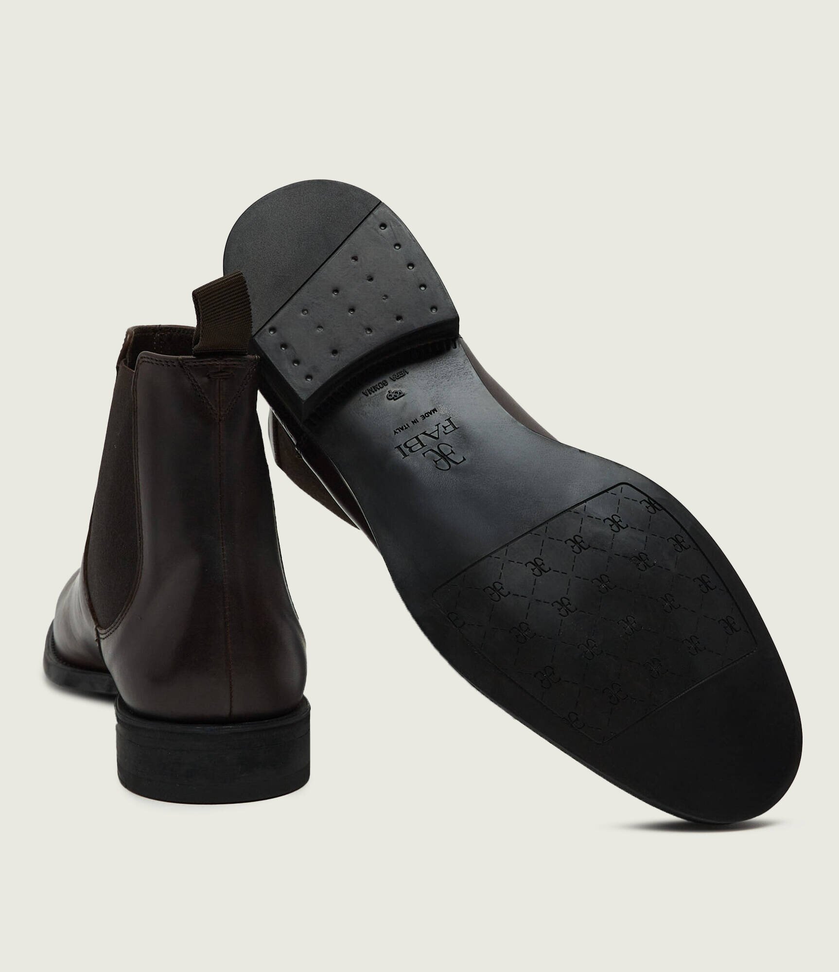 FABI De piele ghete chelsea Polacco