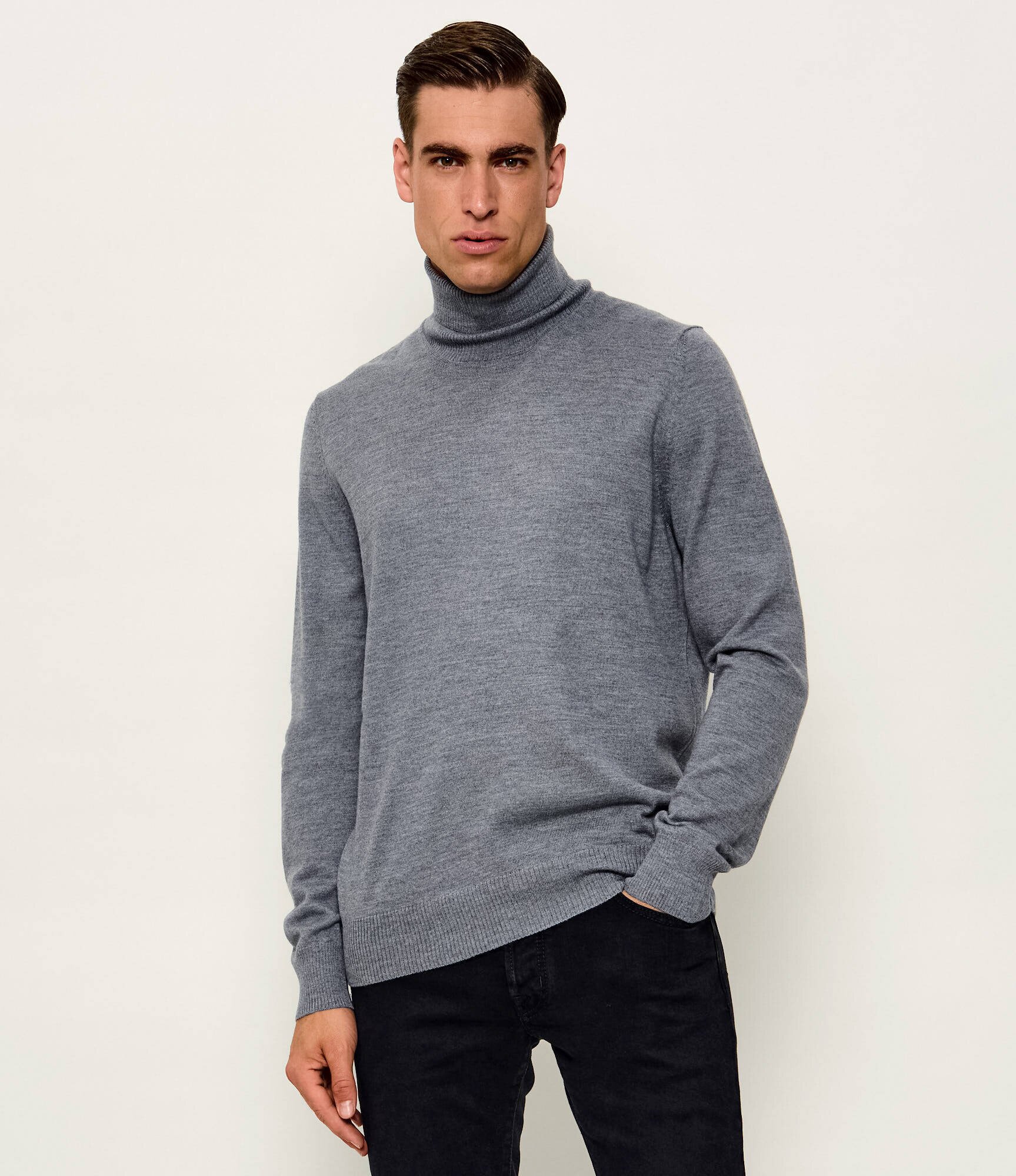 FAY De lână maletă Dolcevita F.12 | regular fit