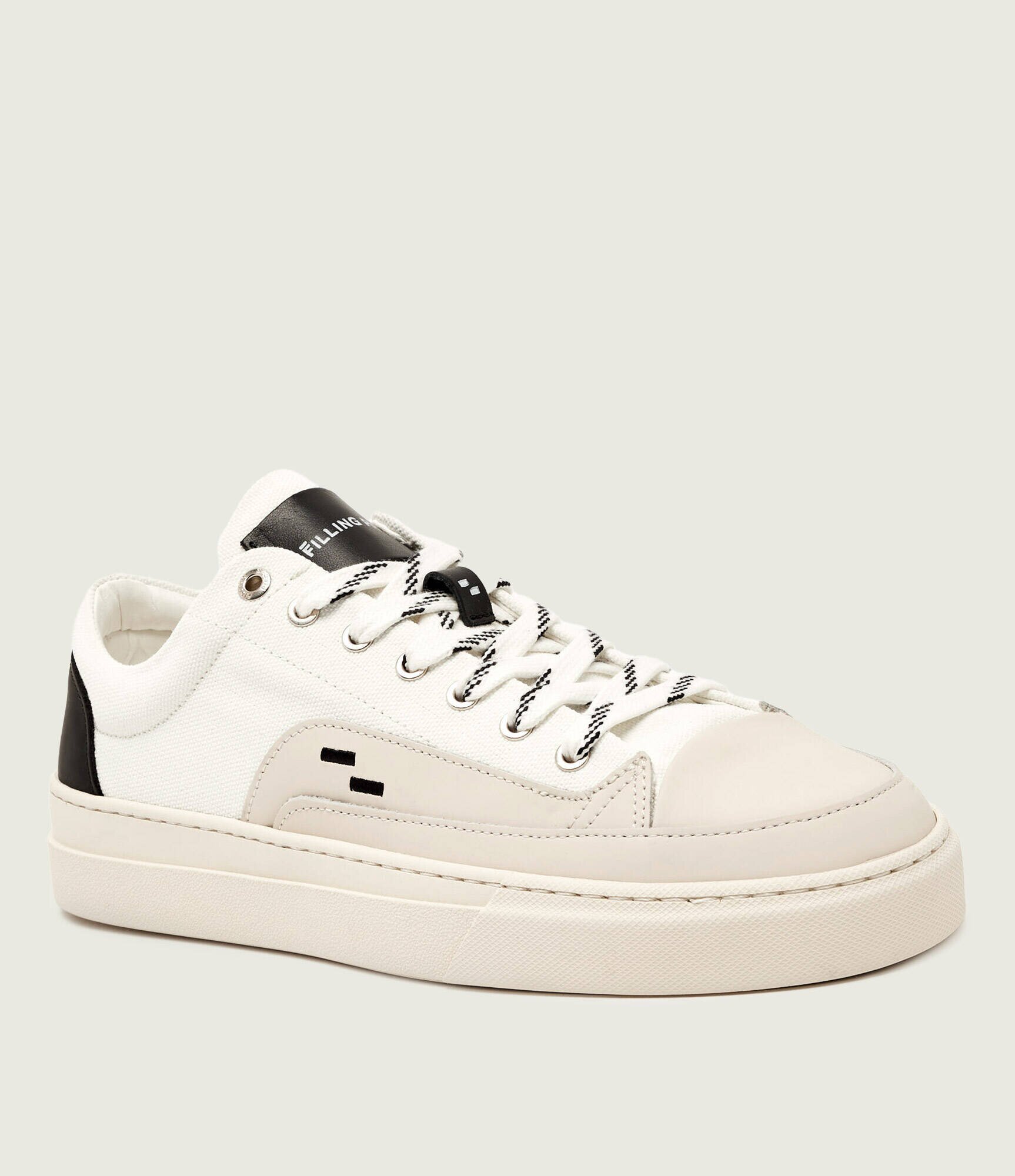 Filling Pieces Teniși Riviera cu adaos de piele