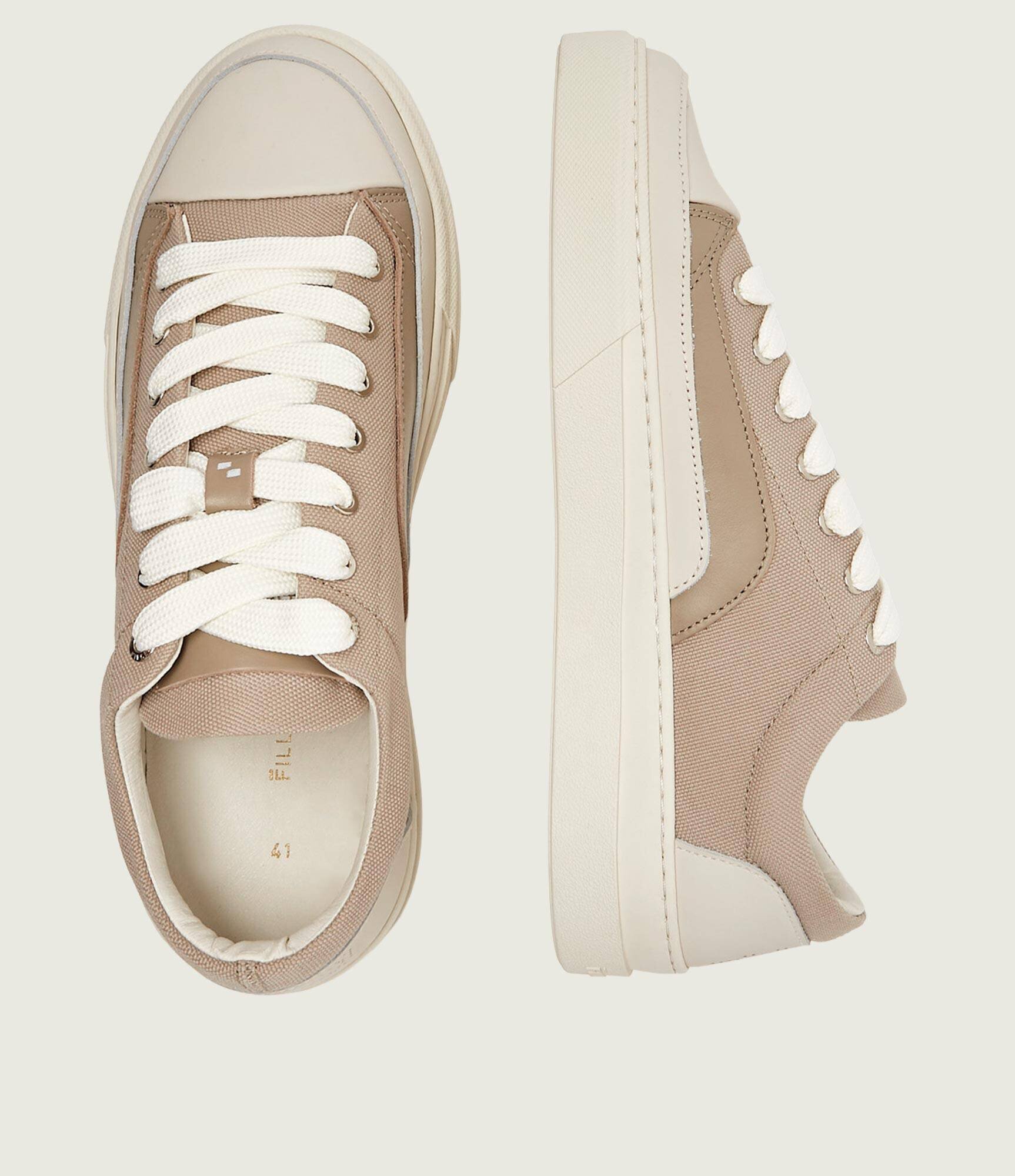 Filling Pieces Teniși Riviera Low cu adaos de piele