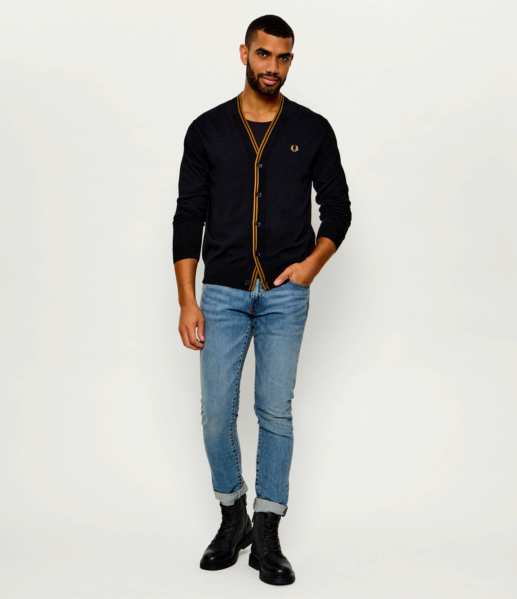 Fred Perry De lână cardigan | regular fit