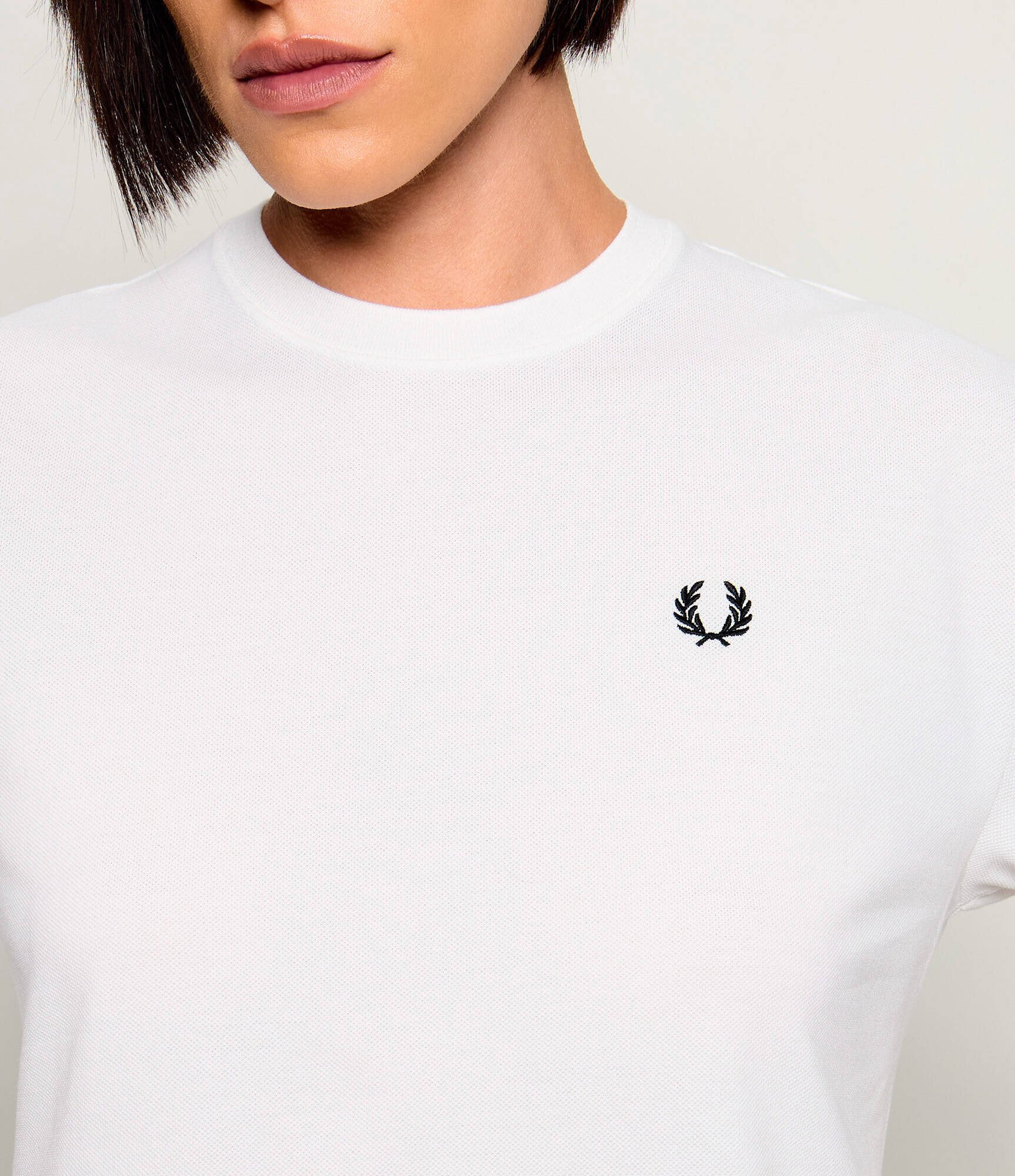 Fred Perry Tricou | Cropped Fit | pique