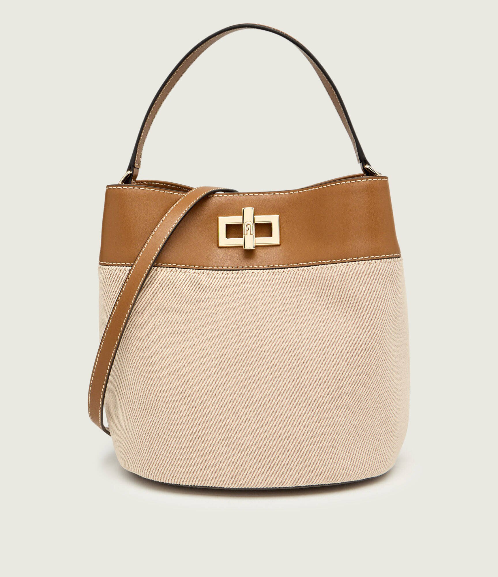 Furla Cufăr Amelia cu adaos de piele
