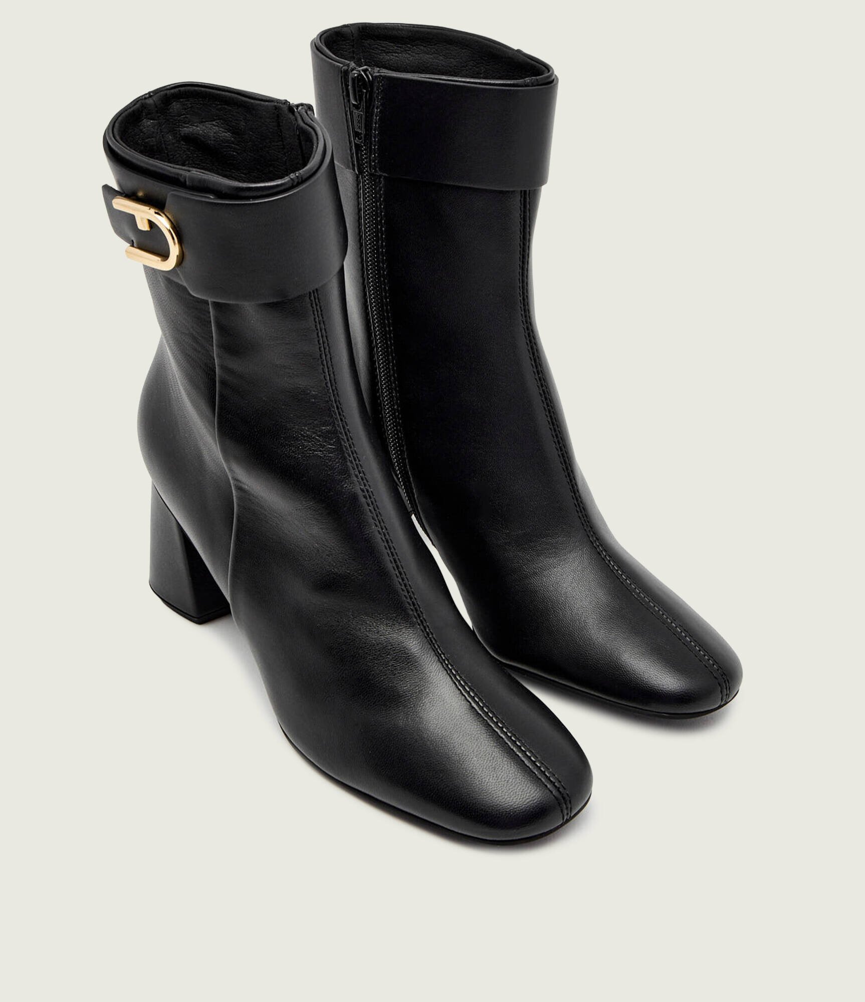 Furla De piele botine cu toc CHIC