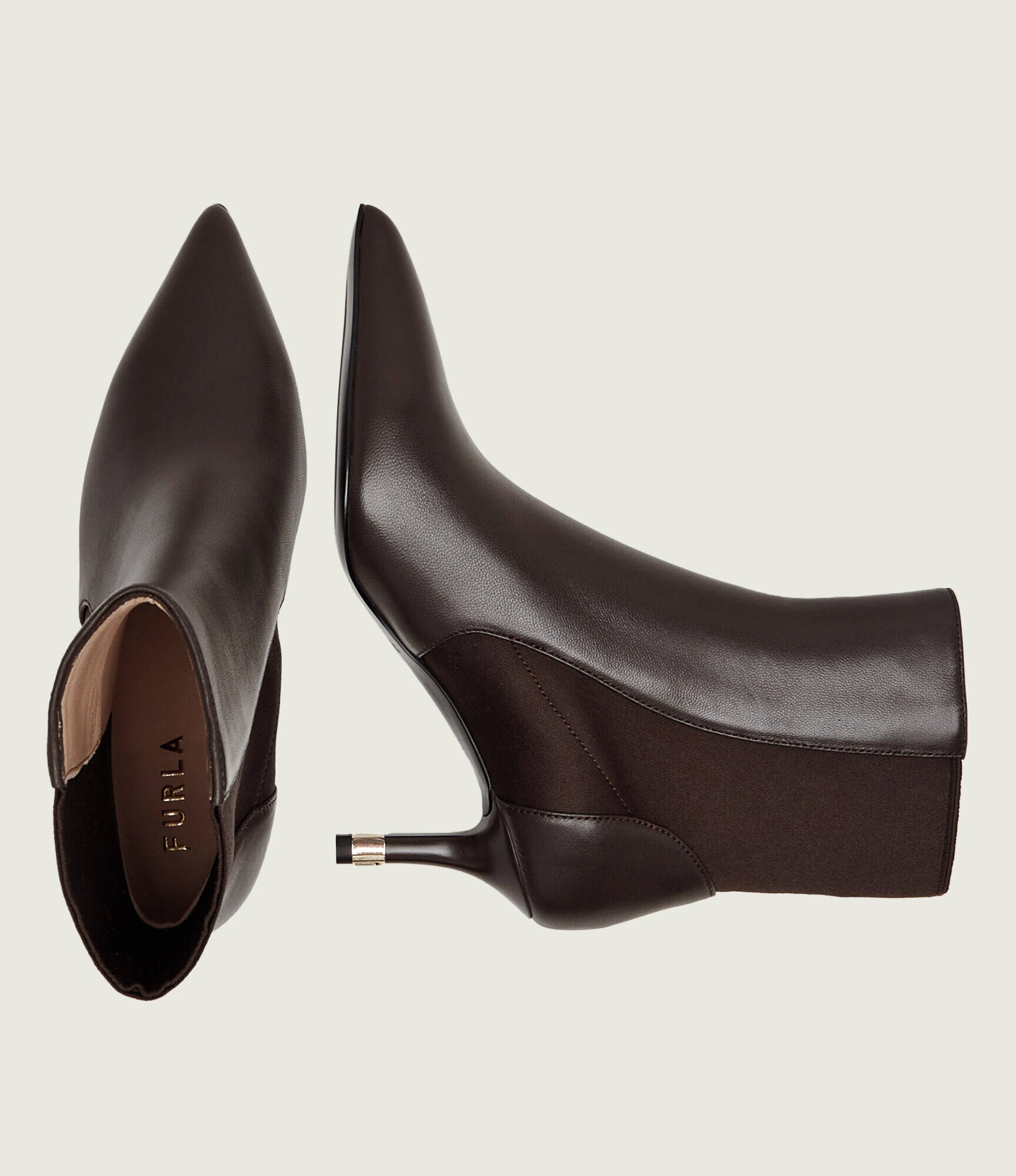 Furla De piele botine cu toc subțire Aria