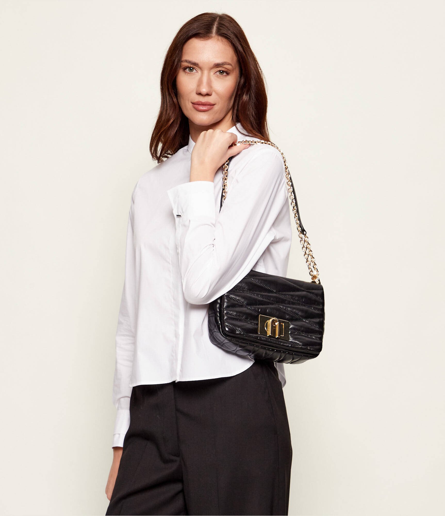 Furla De piele geantă pe umăr 1927