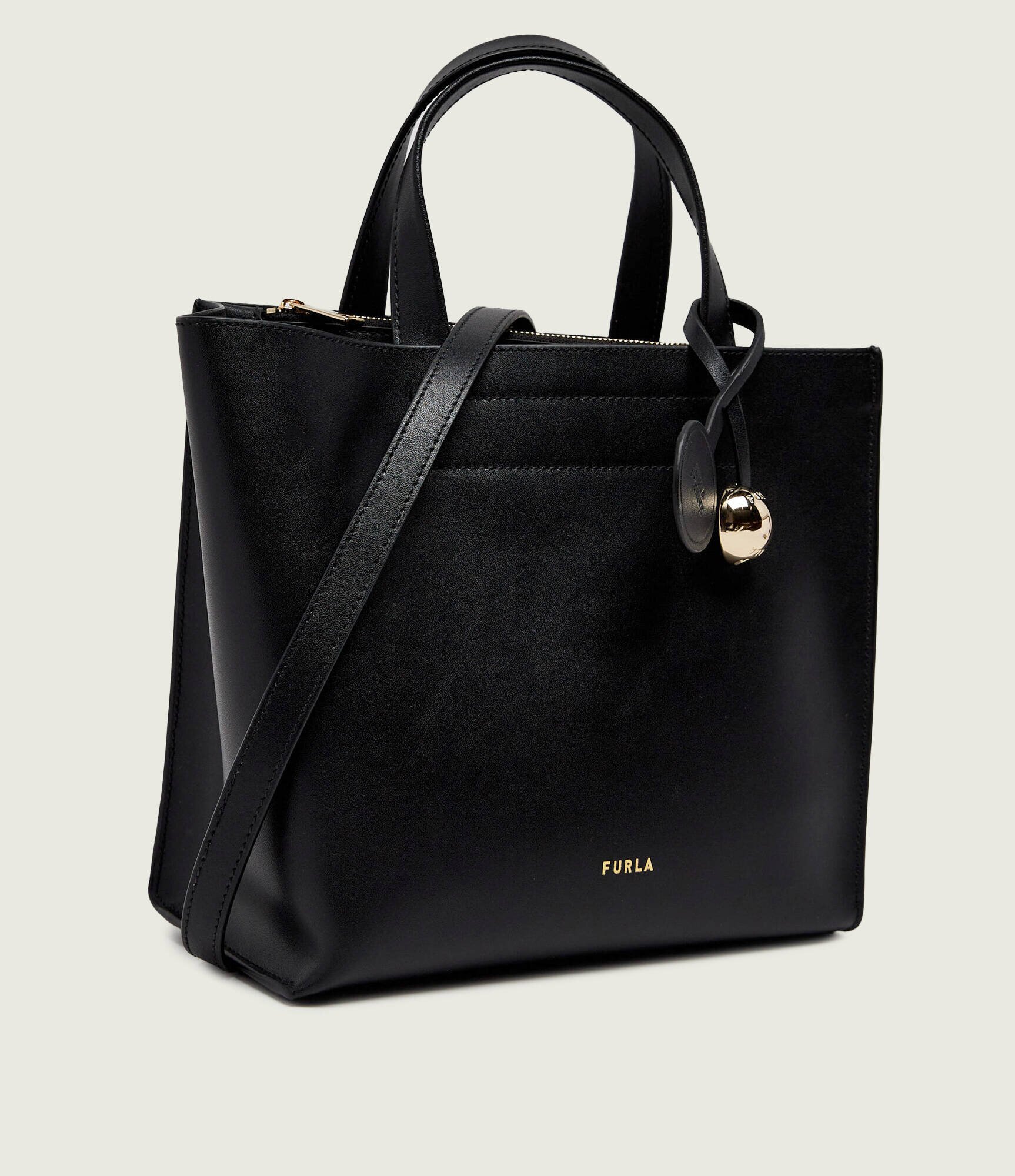 Furla De piele geantă pe umăr Divide It