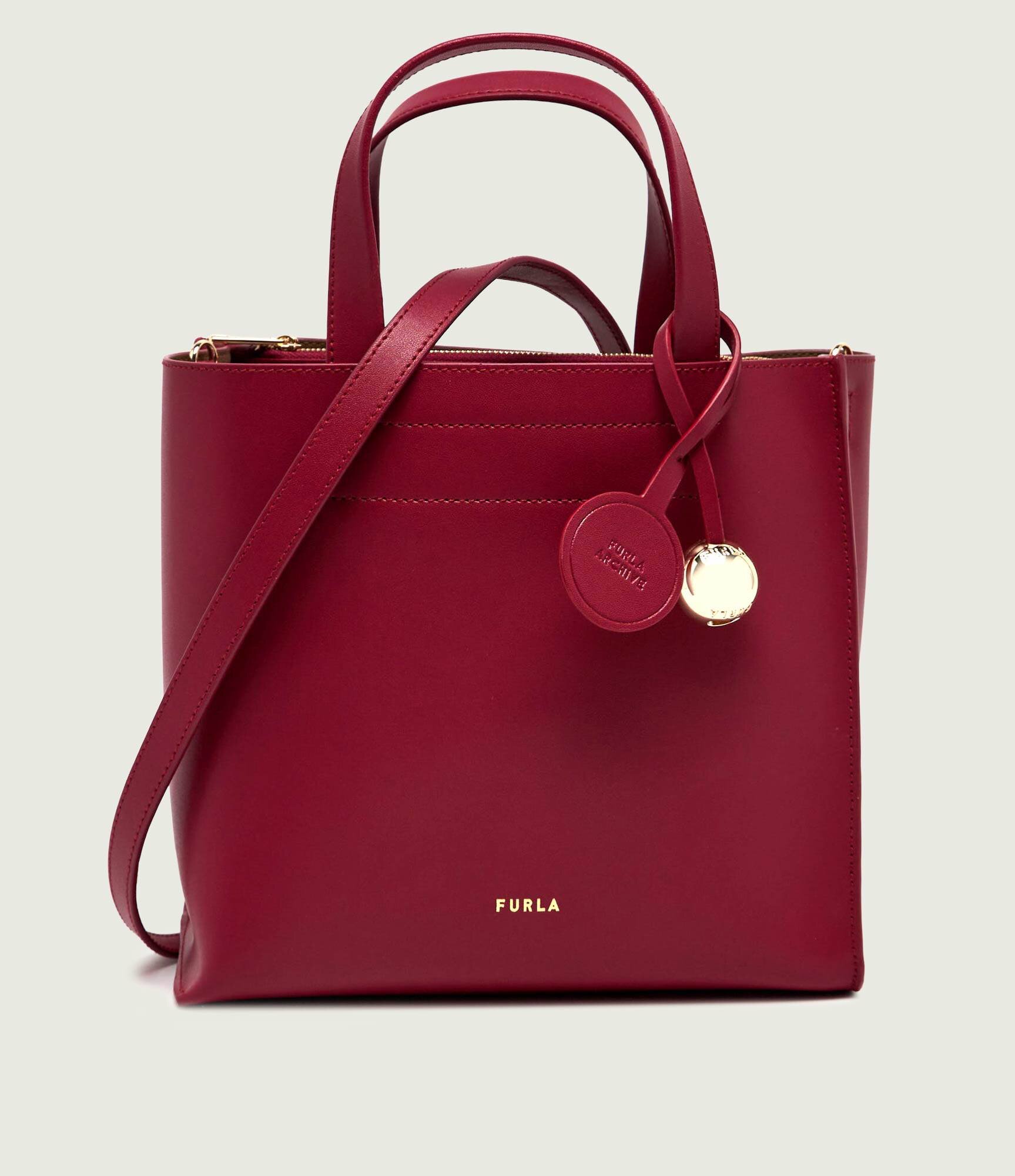 Furla De piele geantă pe umăr Divide It