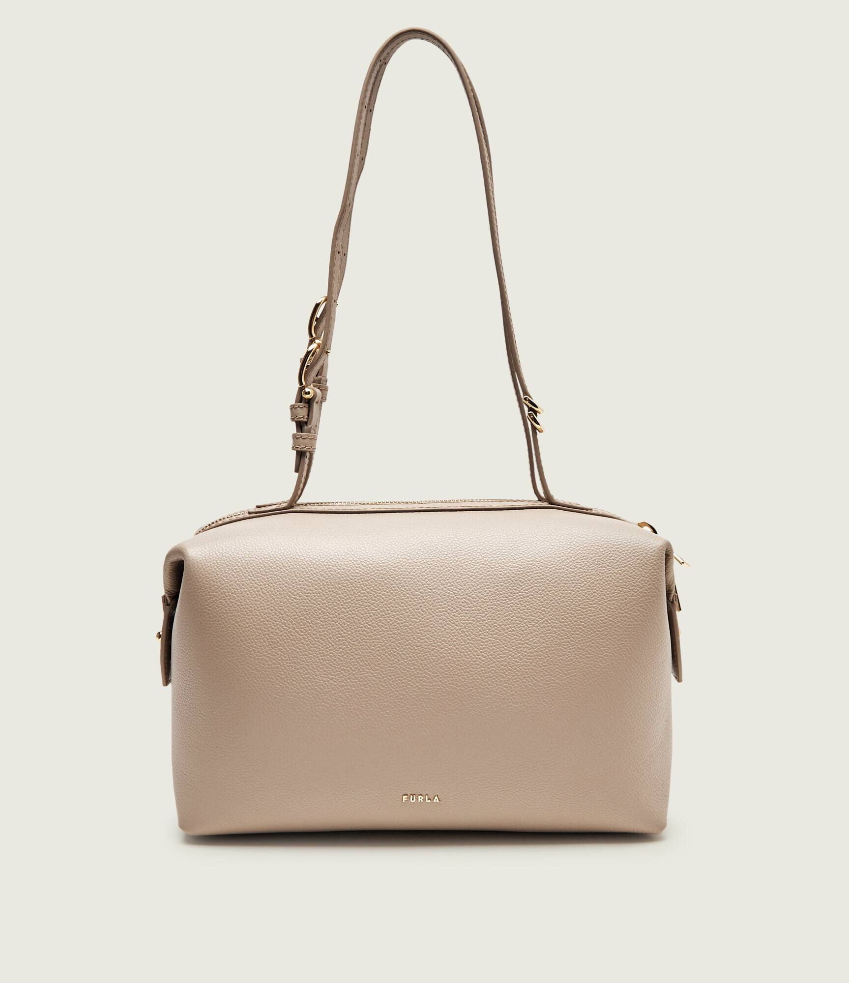 Furla De piele geantă pe umăr DOUBLE