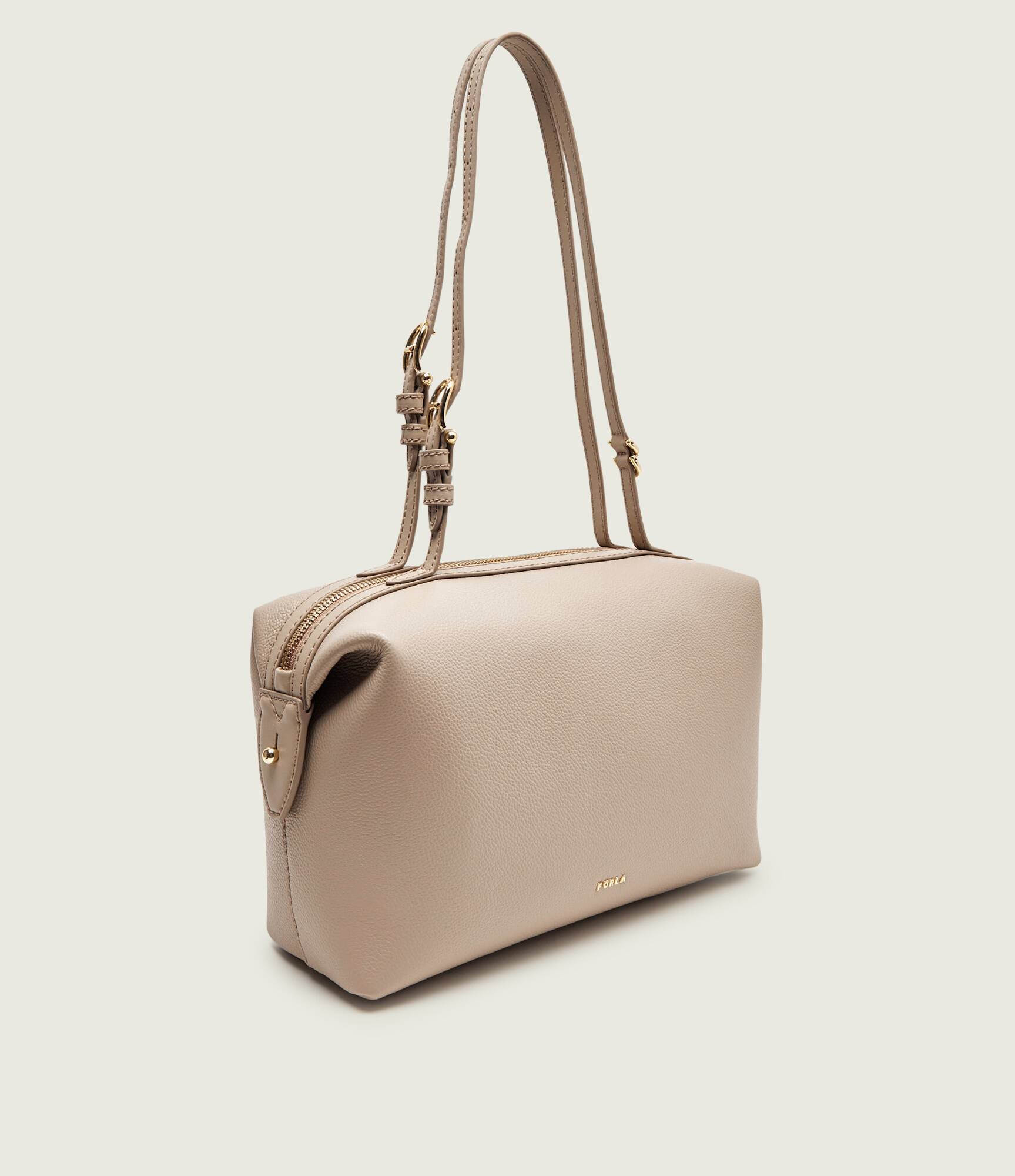 Furla De piele geantă pe umăr DOUBLE