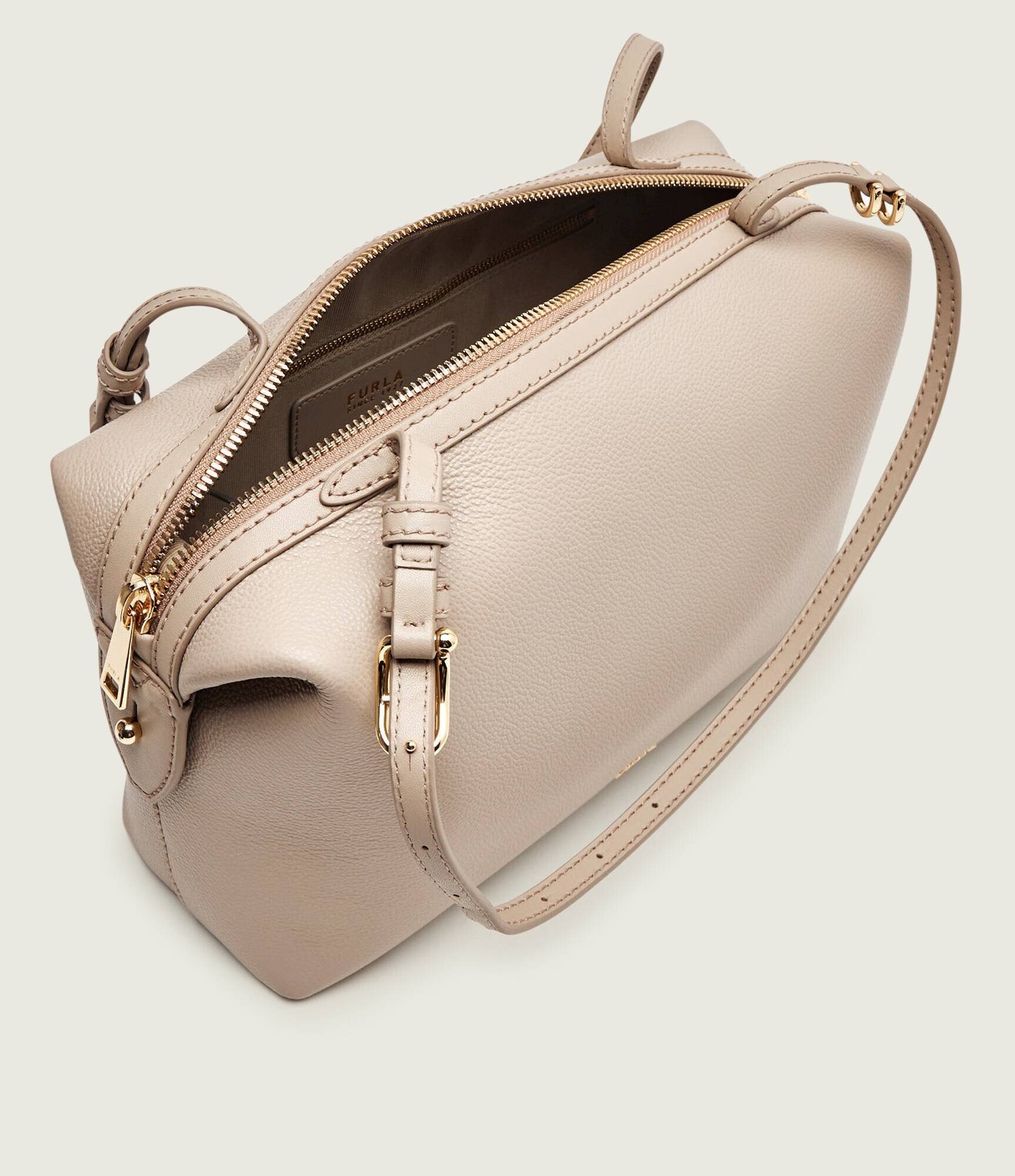 Furla De piele geantă pe umăr DOUBLE