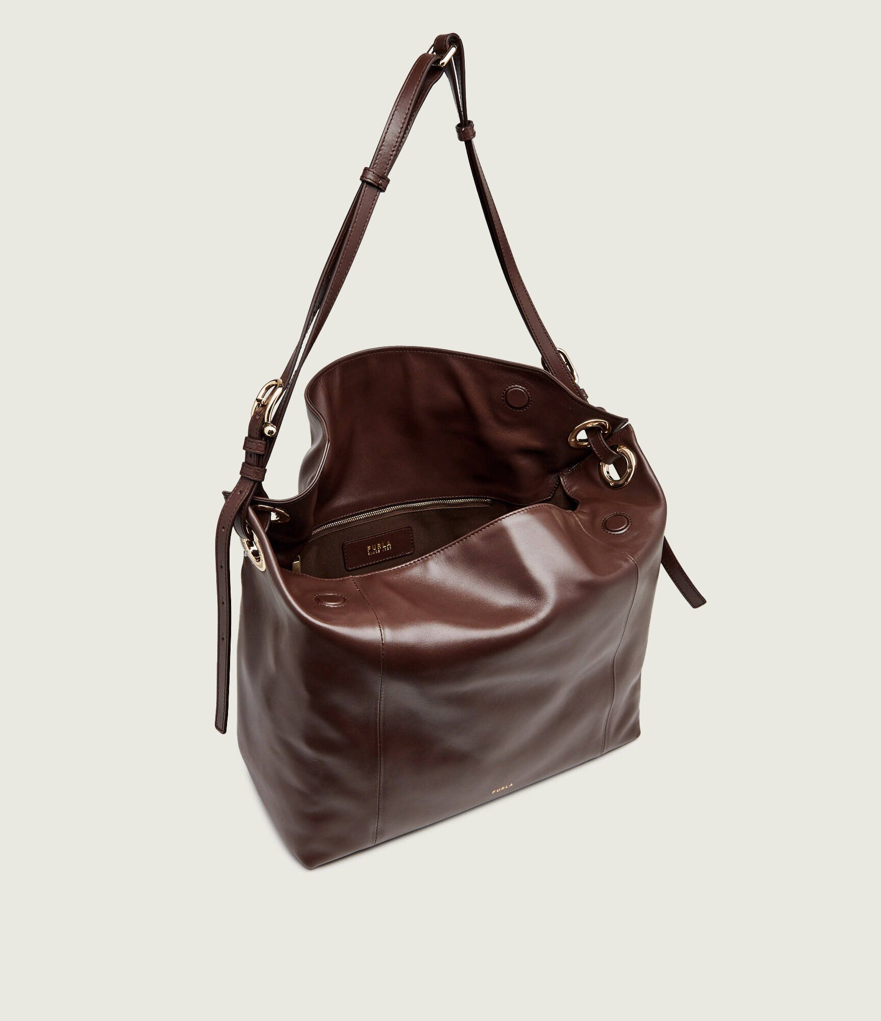 Furla De piele geantă pe umăr Ginevra L