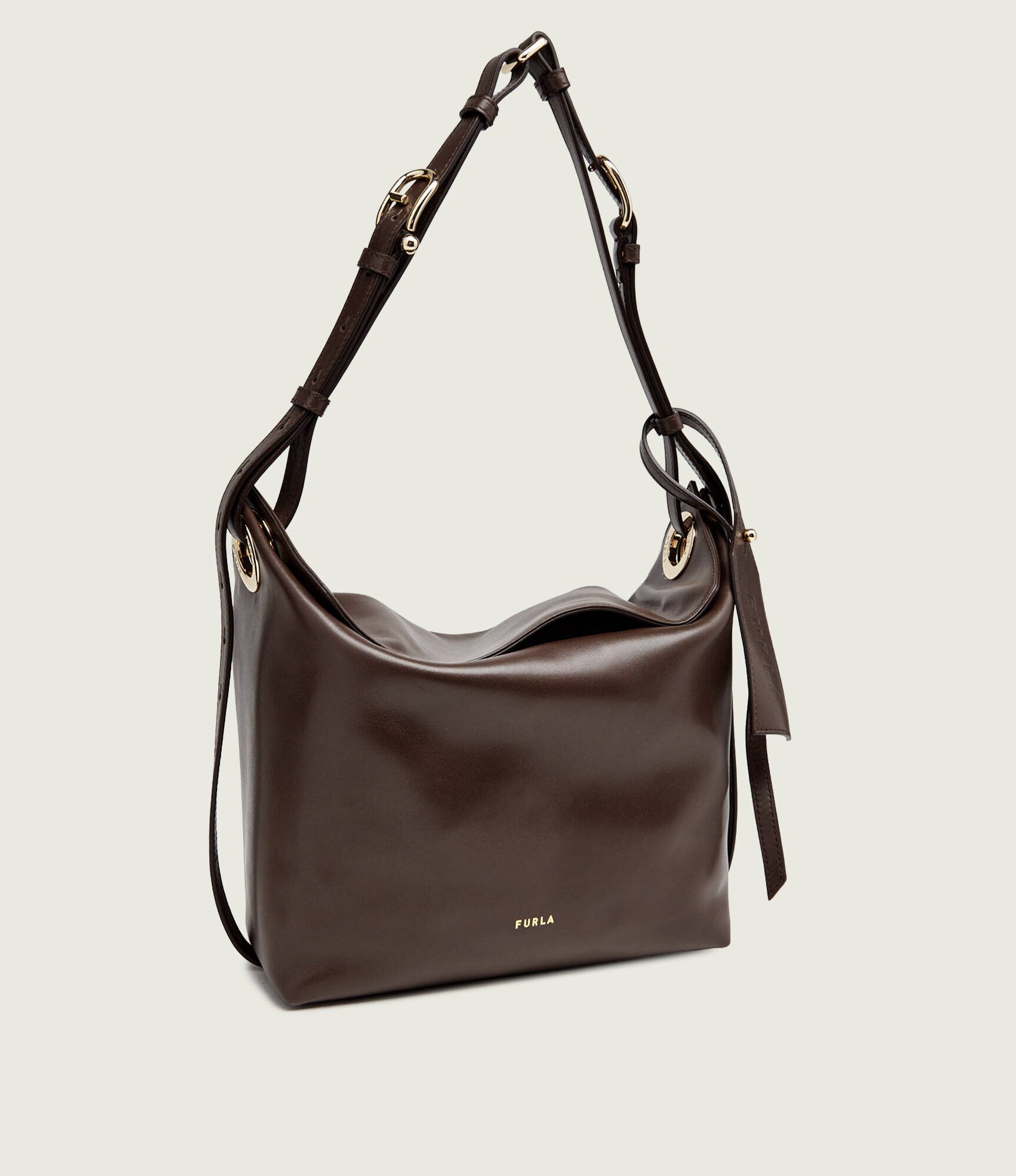 Furla De piele geantă pe umăr Ginevra M