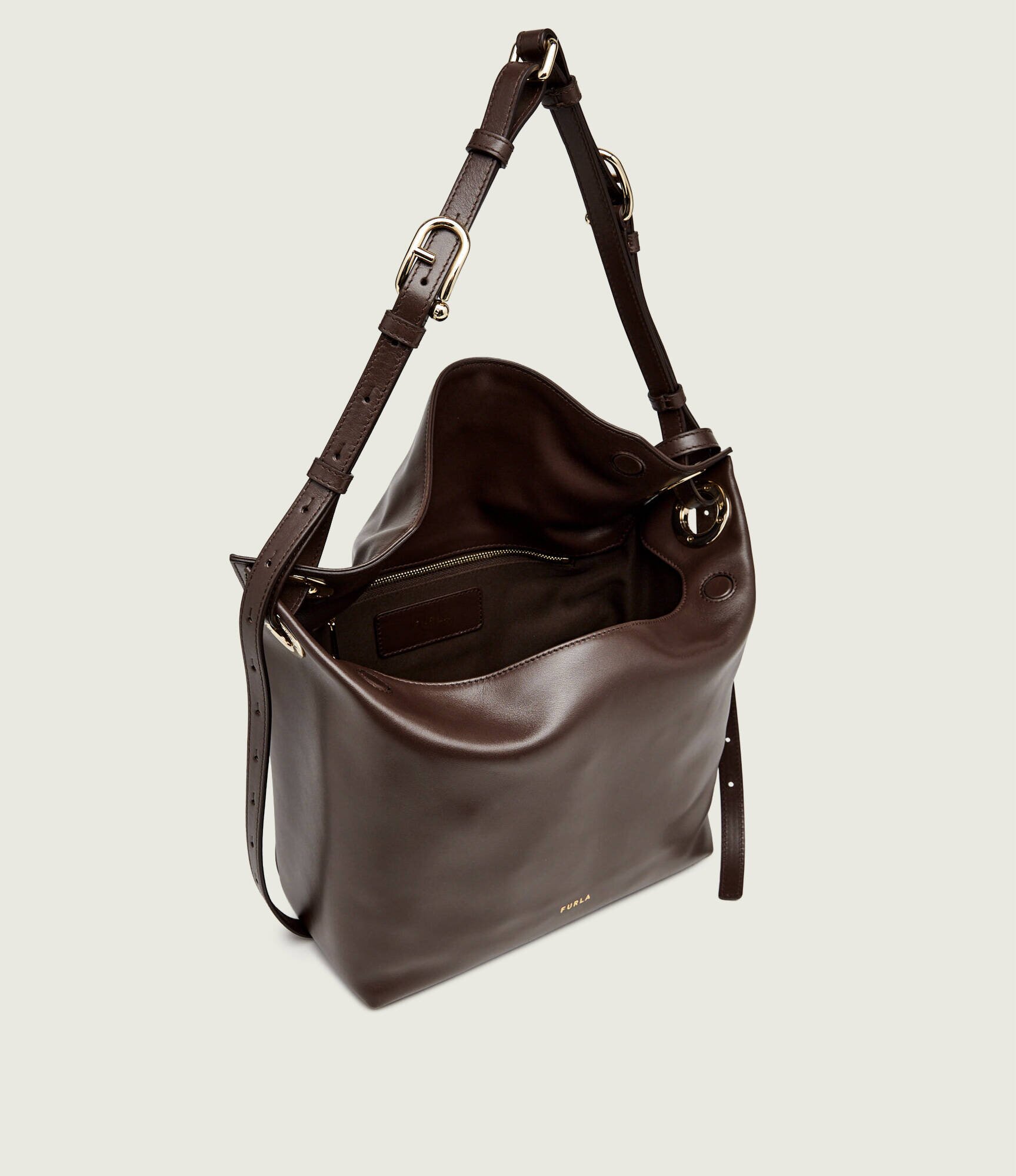 Furla De piele geantă pe umăr Ginevra M