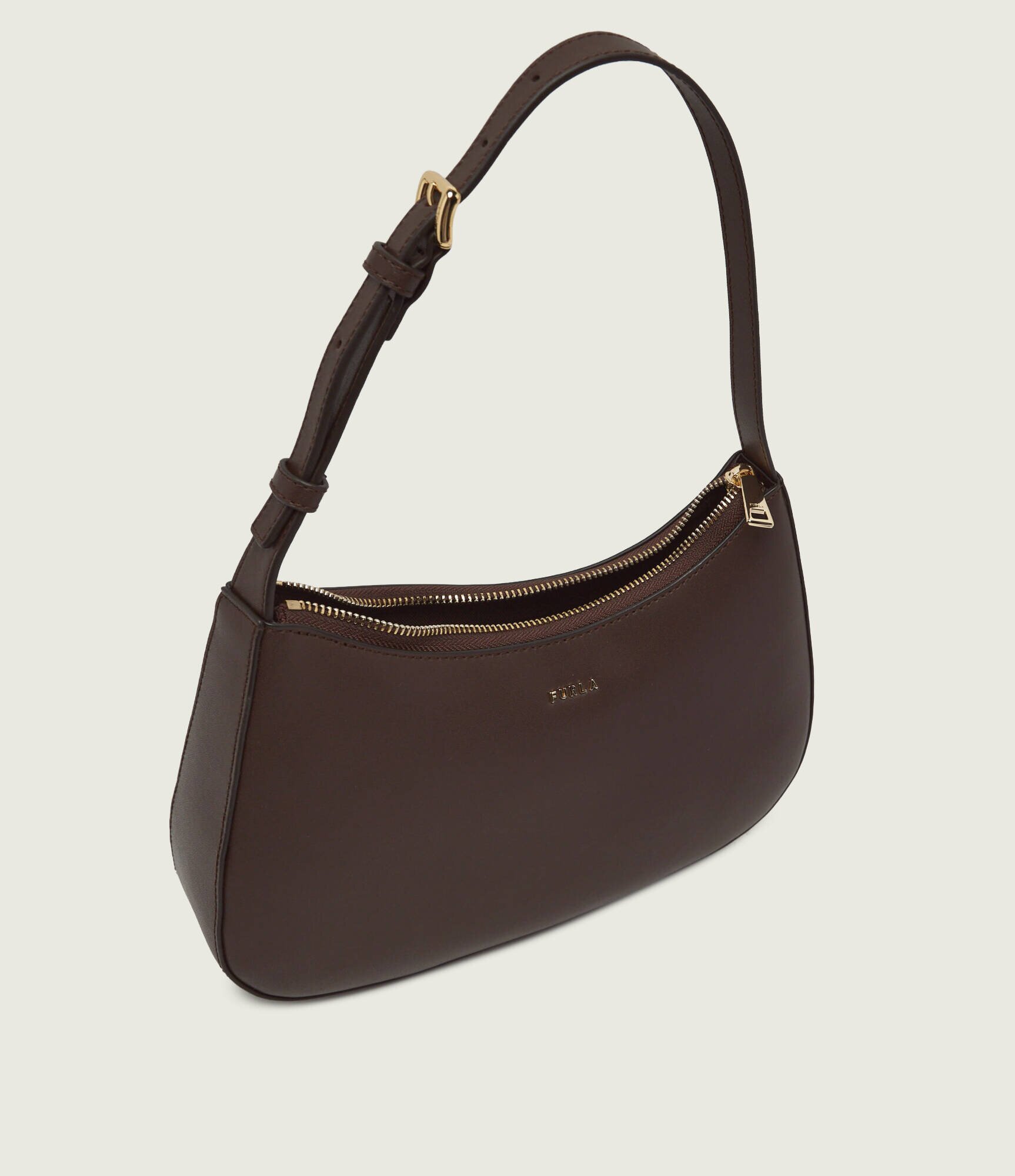 Furla De piele geantă pe umăr Margot