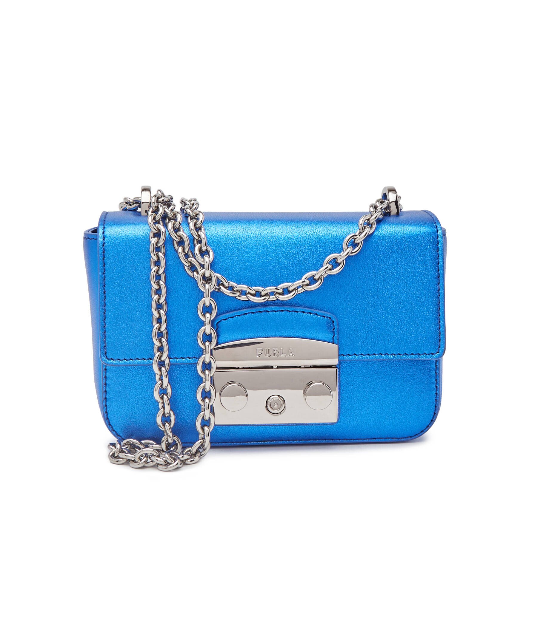 Furla De piele geantă pe umăr metropolis mini
