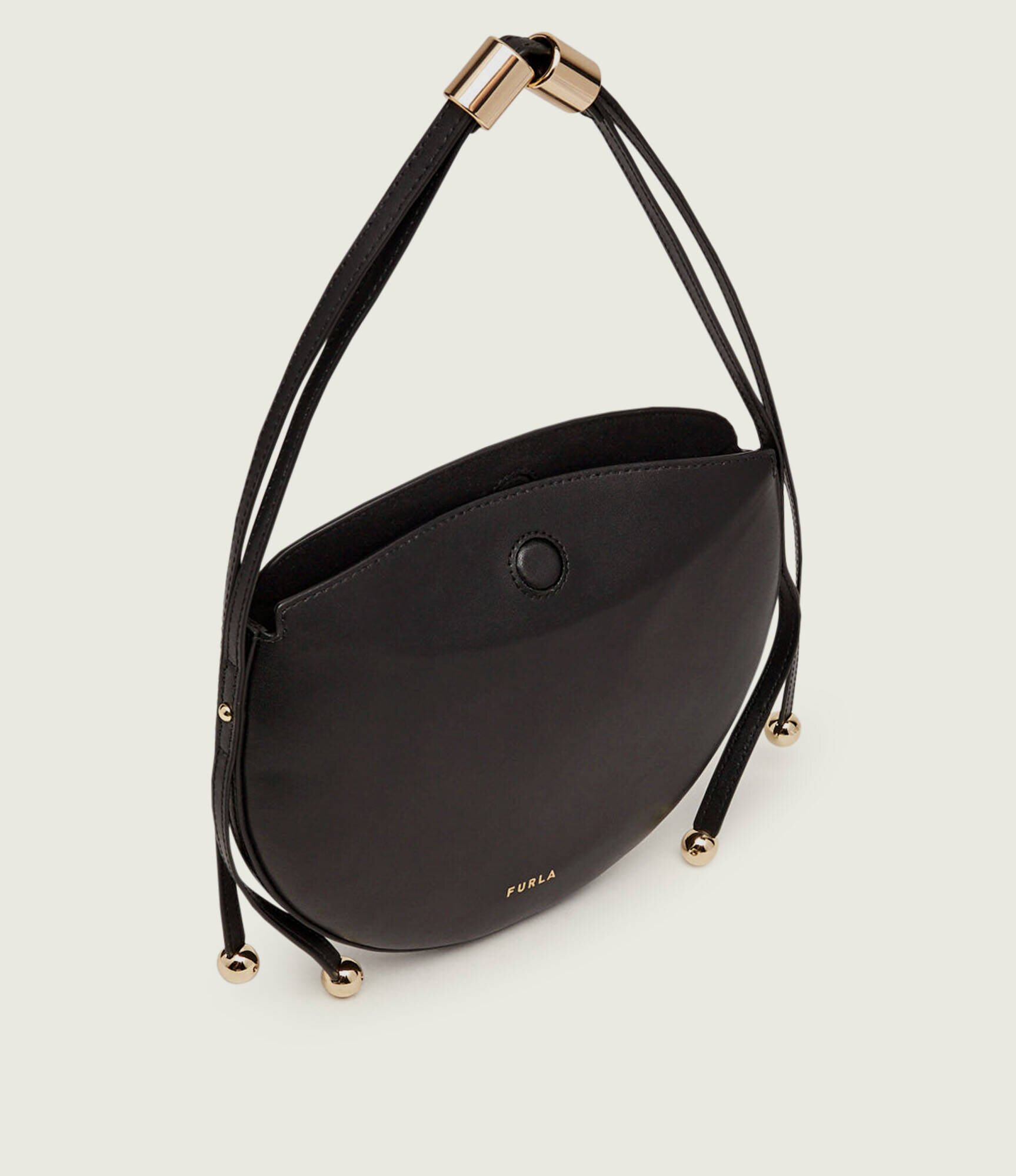 Furla De piele geantă pe umăr Moonstone