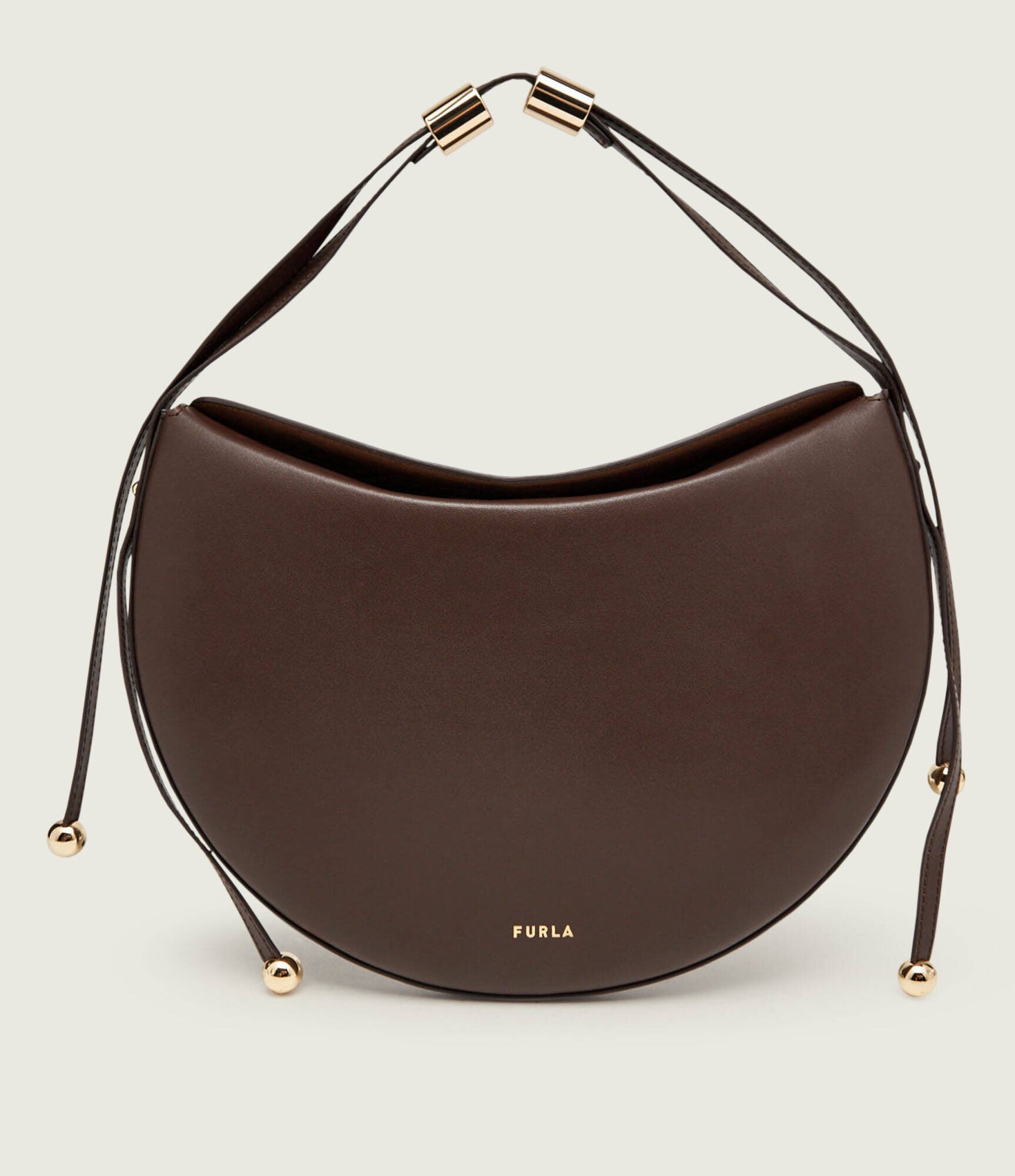 Furla De piele geantă pe umăr Moonstone