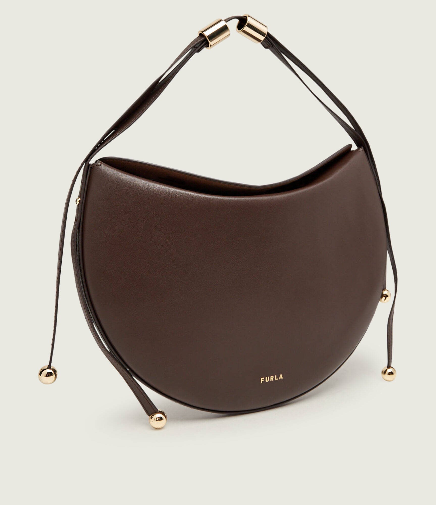 Furla De piele geantă pe umăr Moonstone