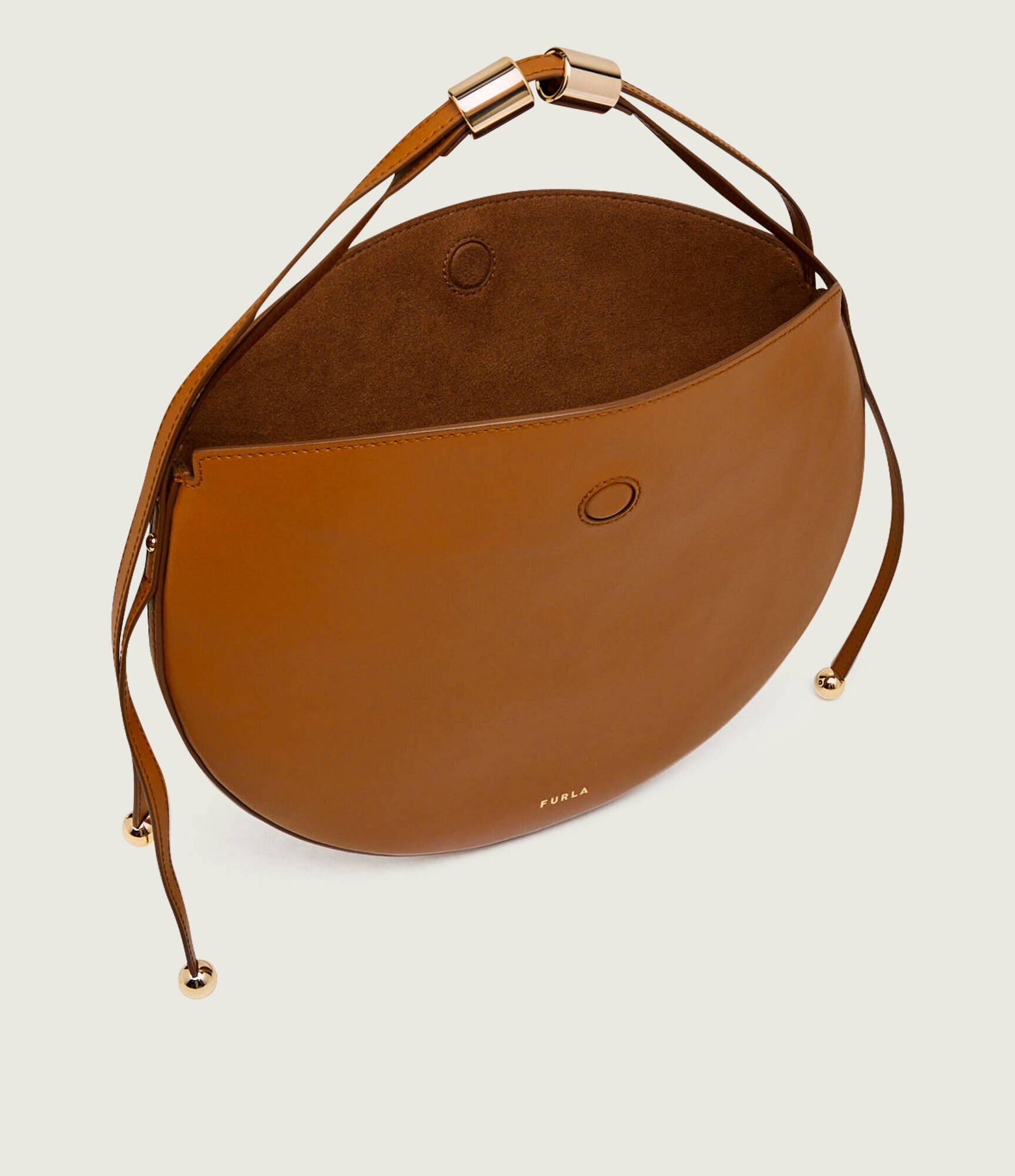 Furla De piele geantă pe umăr Moonstone