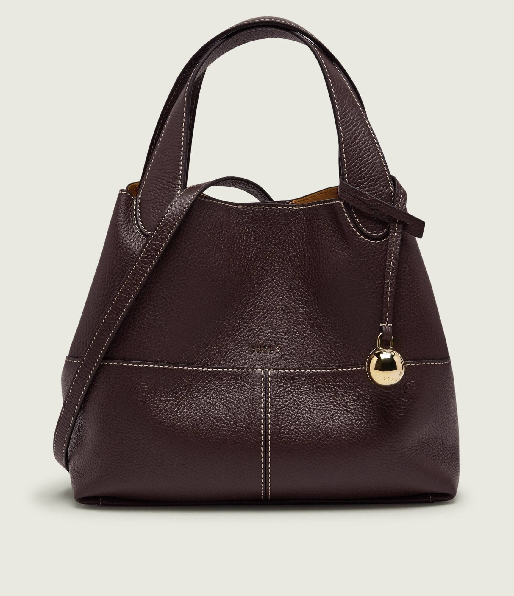 Furla De piele geantă pe umăr Primrose