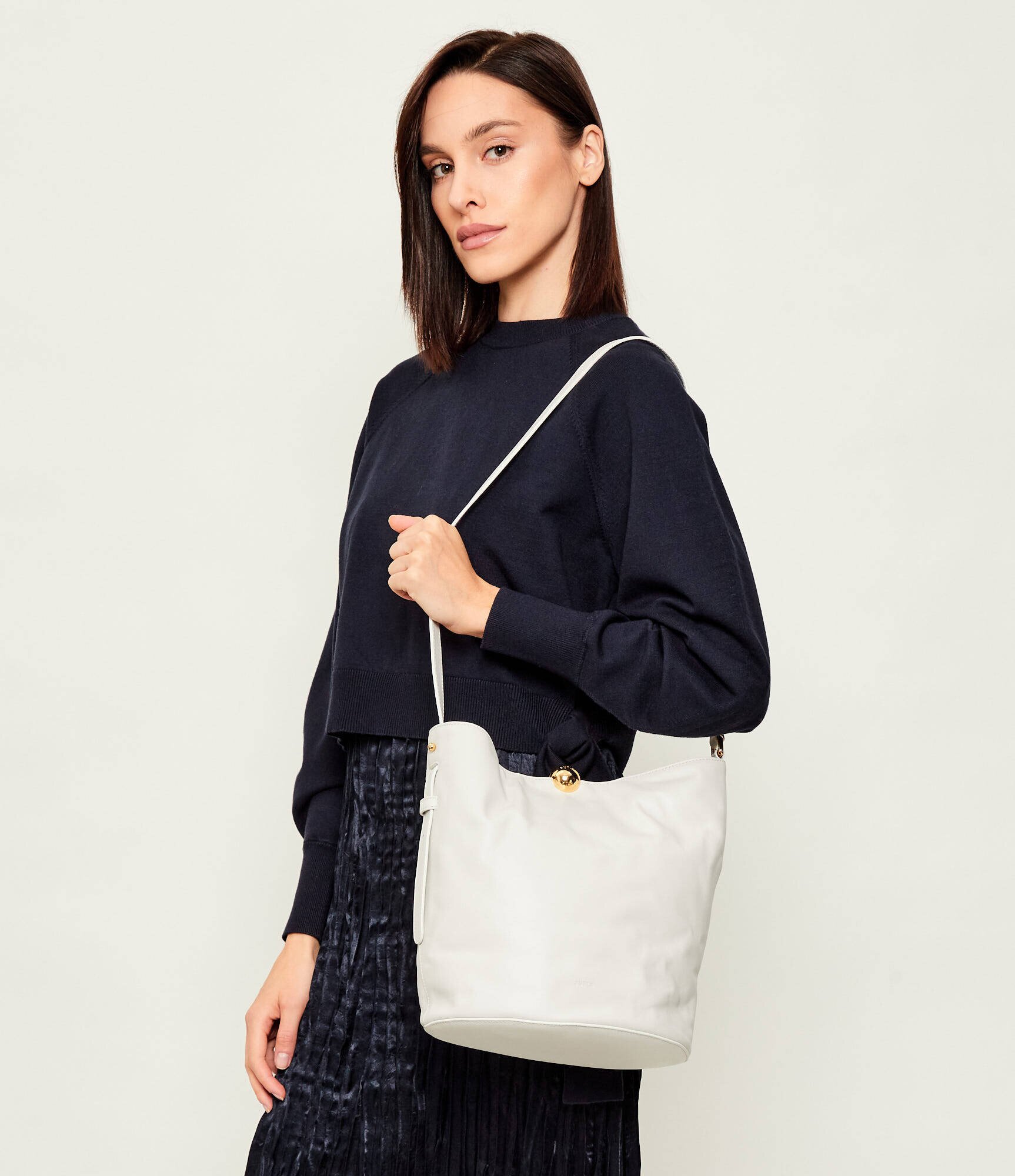 Furla De piele geantă pe umăr SFERA SOFT