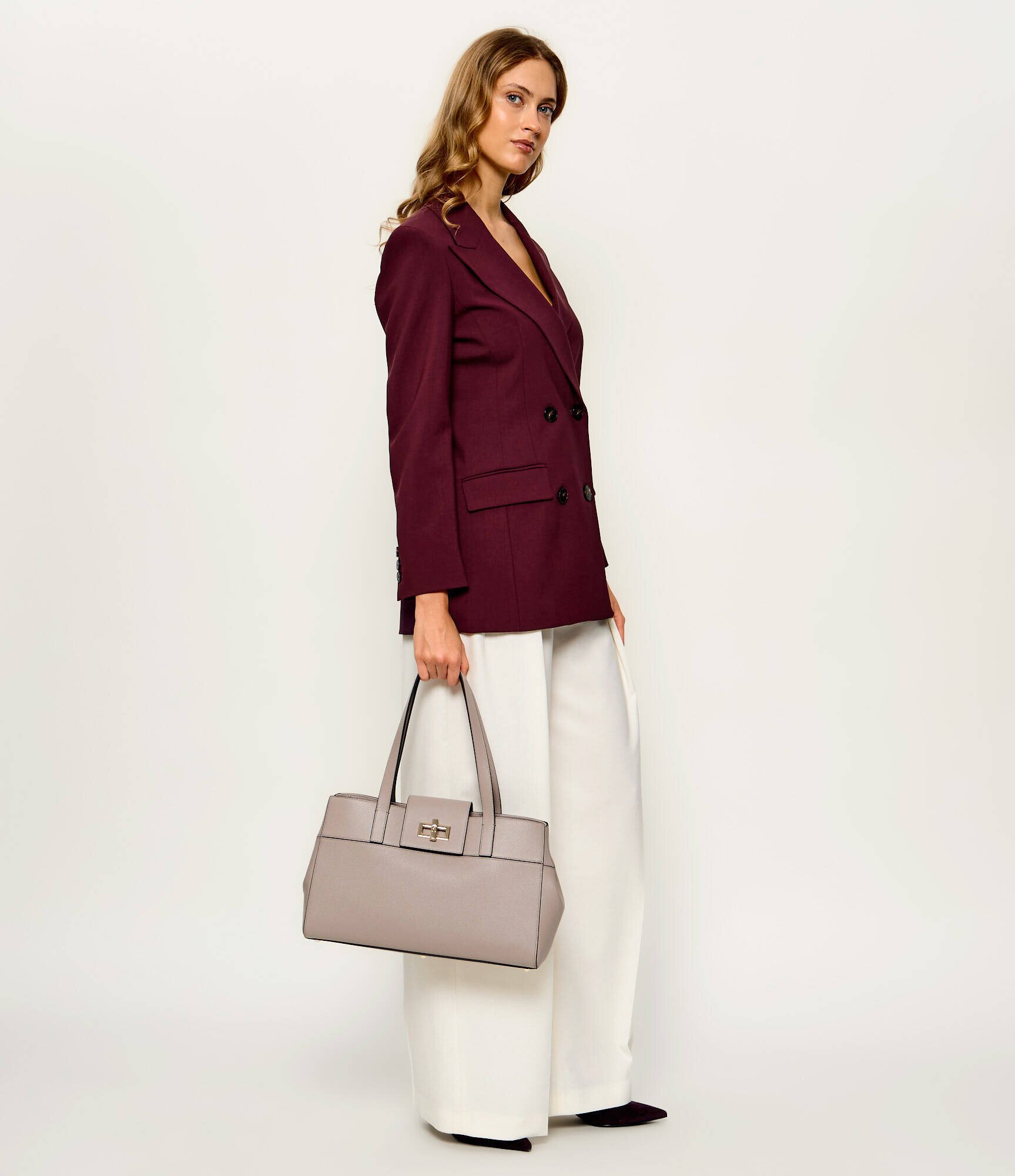 Furla De piele geantă shopper Amelia