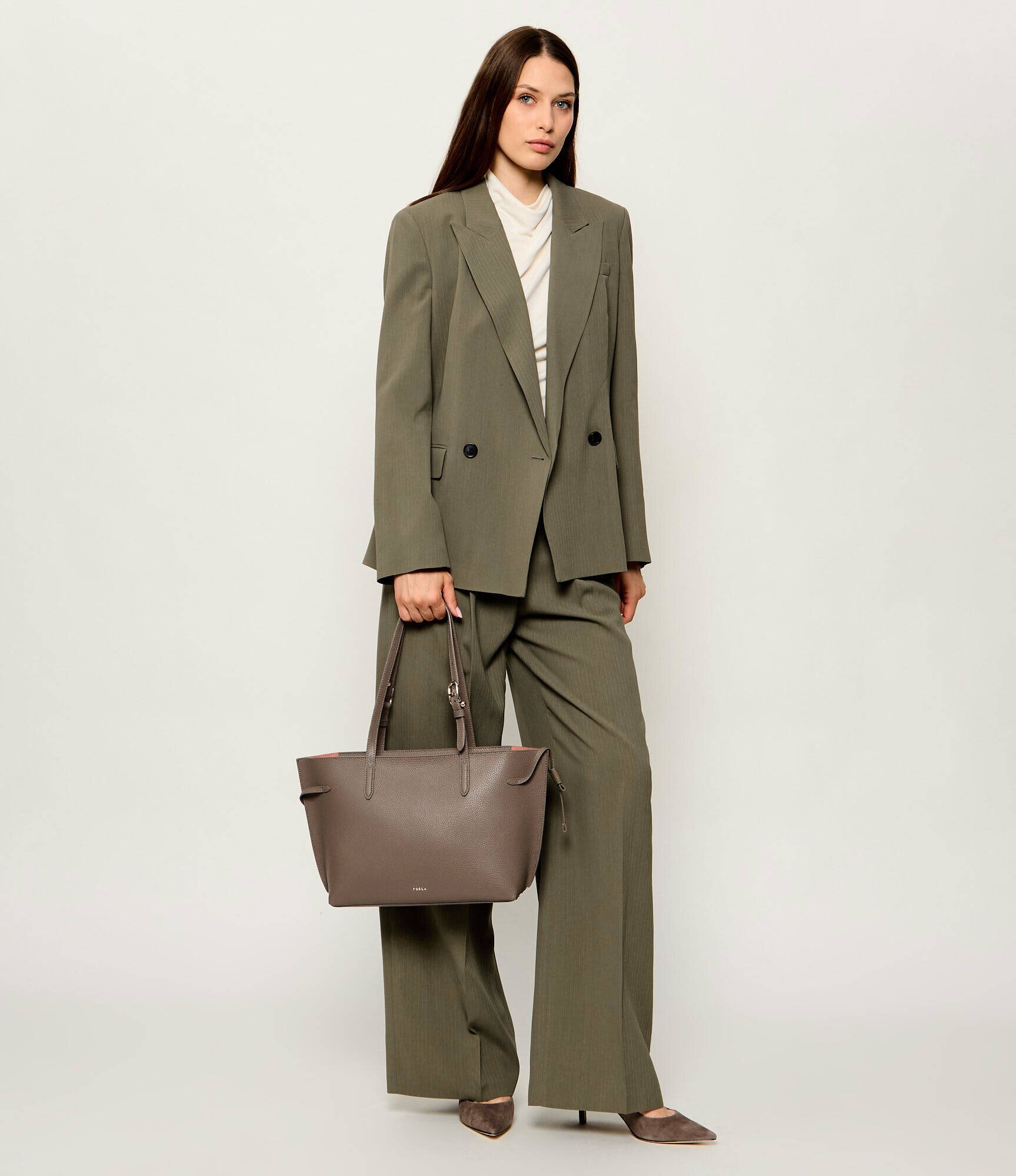 Furla De piele geantă shopper Ava M